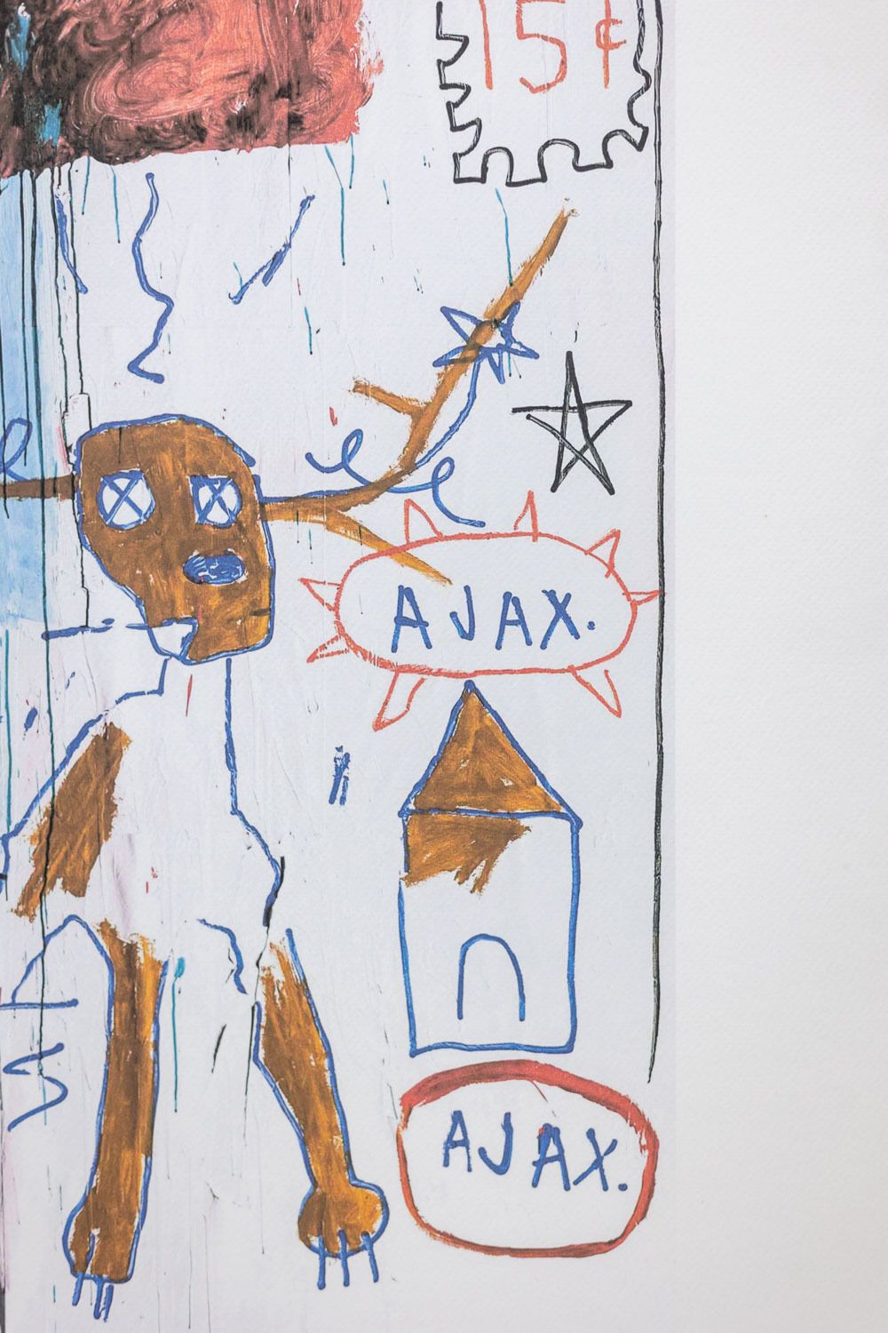 Jean Michel Basquiat. Numbered Color Silkscreen Print. 1990s. photo for sale