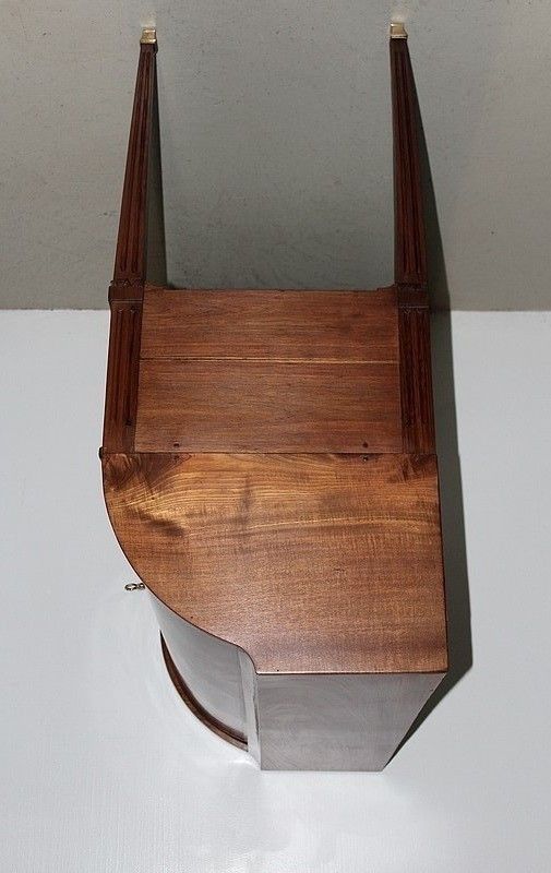 Furniture Office Cylinder Louis XVI Mahogany 18th photo