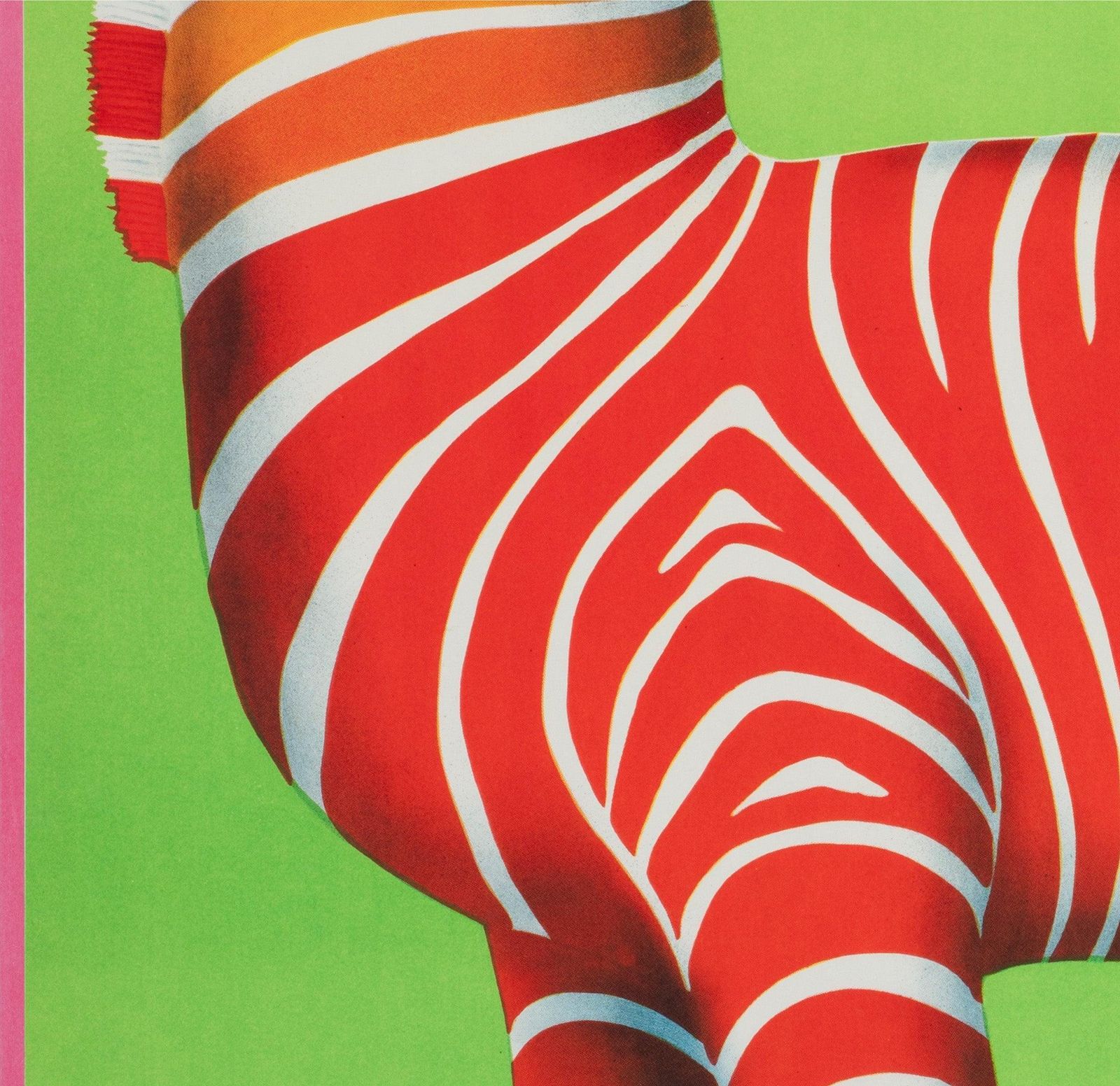 Cyrk Zebra Acrobat 1979 Polish Circus Poster, Hubert Hilscher photo 331.0