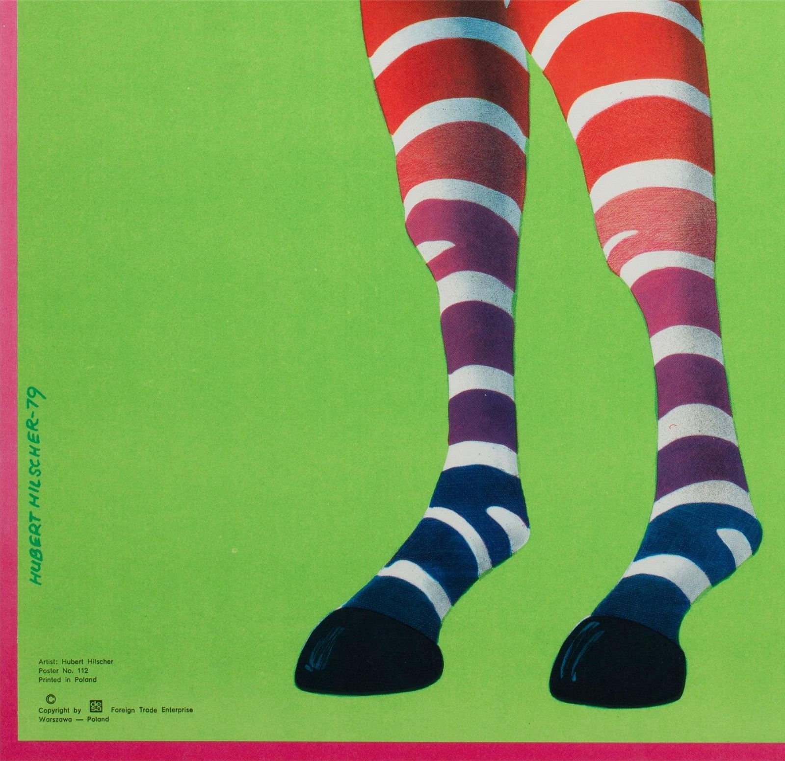 Cyrk Zebra Acrobat 1979 Polish Circus Poster, Hubert Hilscher photo buy