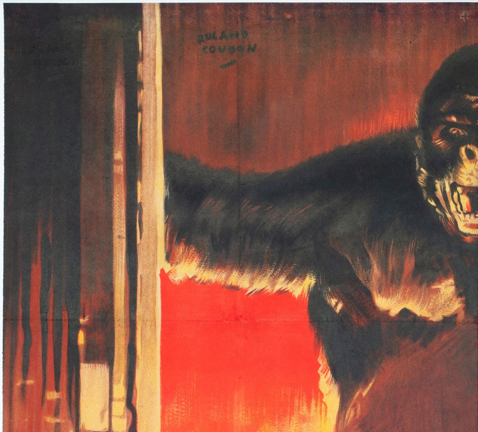 Affiche de cinéma King Kong 1933, Grande Style A, Roland Coudon photo for sale