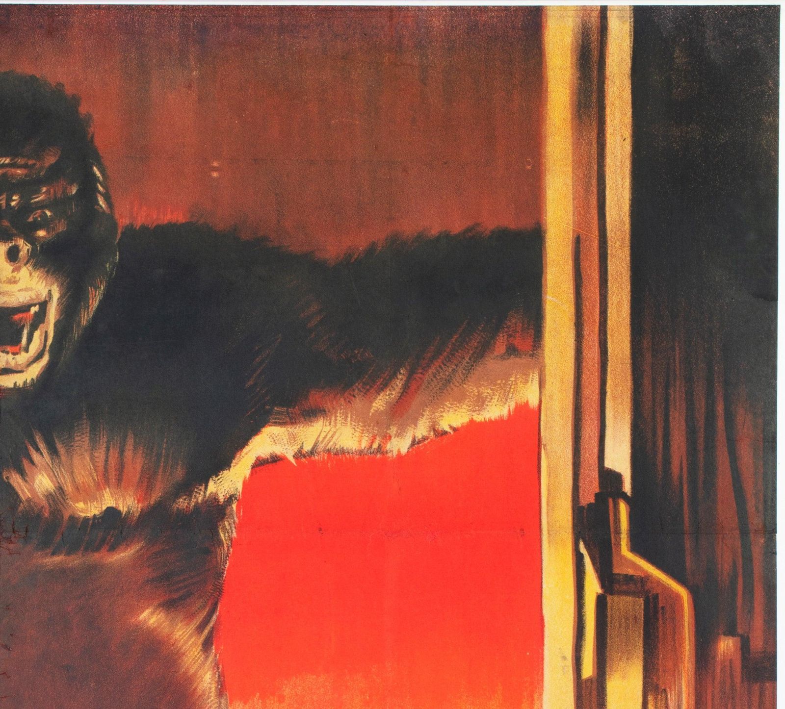 Affiche de cinéma King Kong 1933, Grande Style A, Roland Coudon photo Art