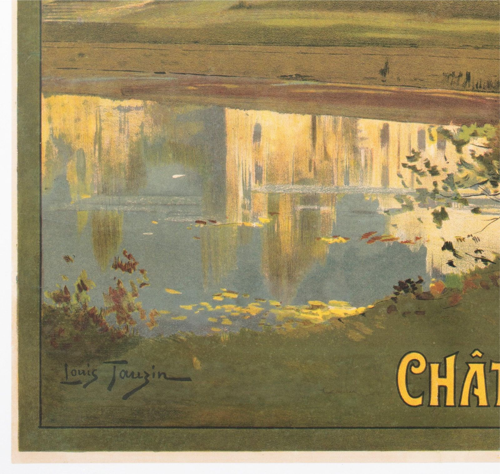 Touraine Chateau De Chambord C1910 French Travel Advertising Poster photo buy