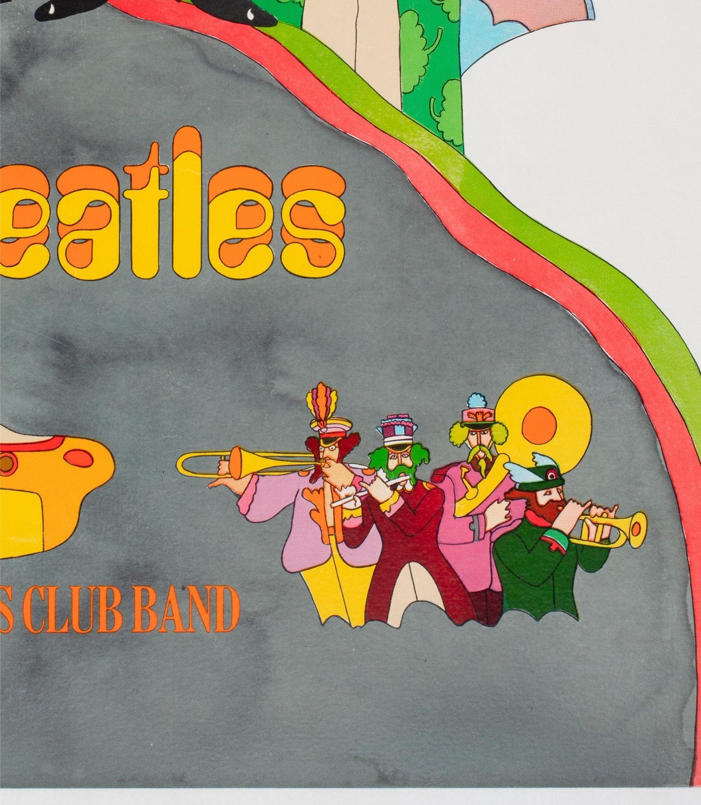 Affiche de cinéma UK Quad Advance, Yellow Submarine, 1968, Heinz Edelmann photo buy