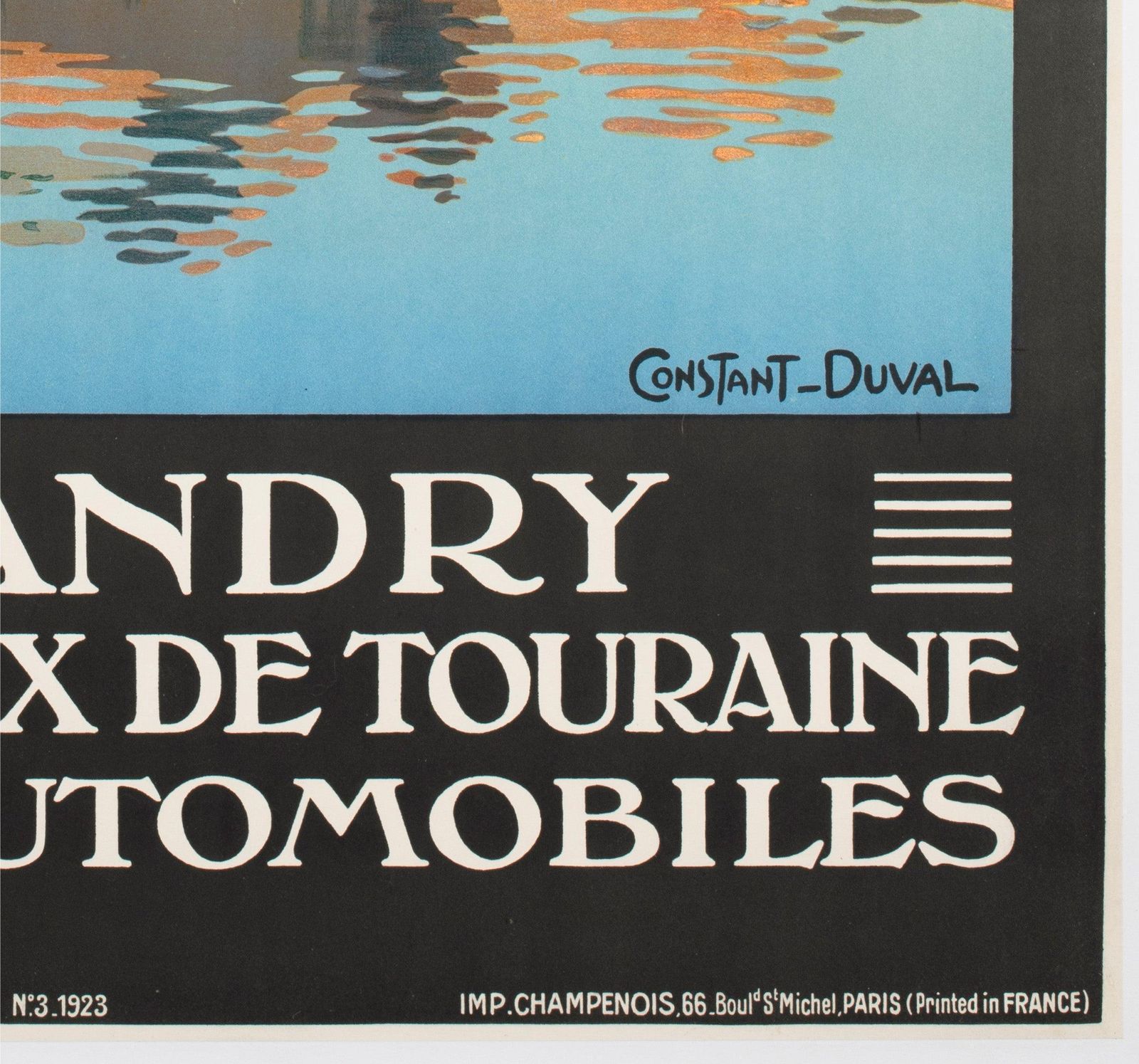 Villandry C1923 French Travel Advertising Poster, Constant Duval photo vintage