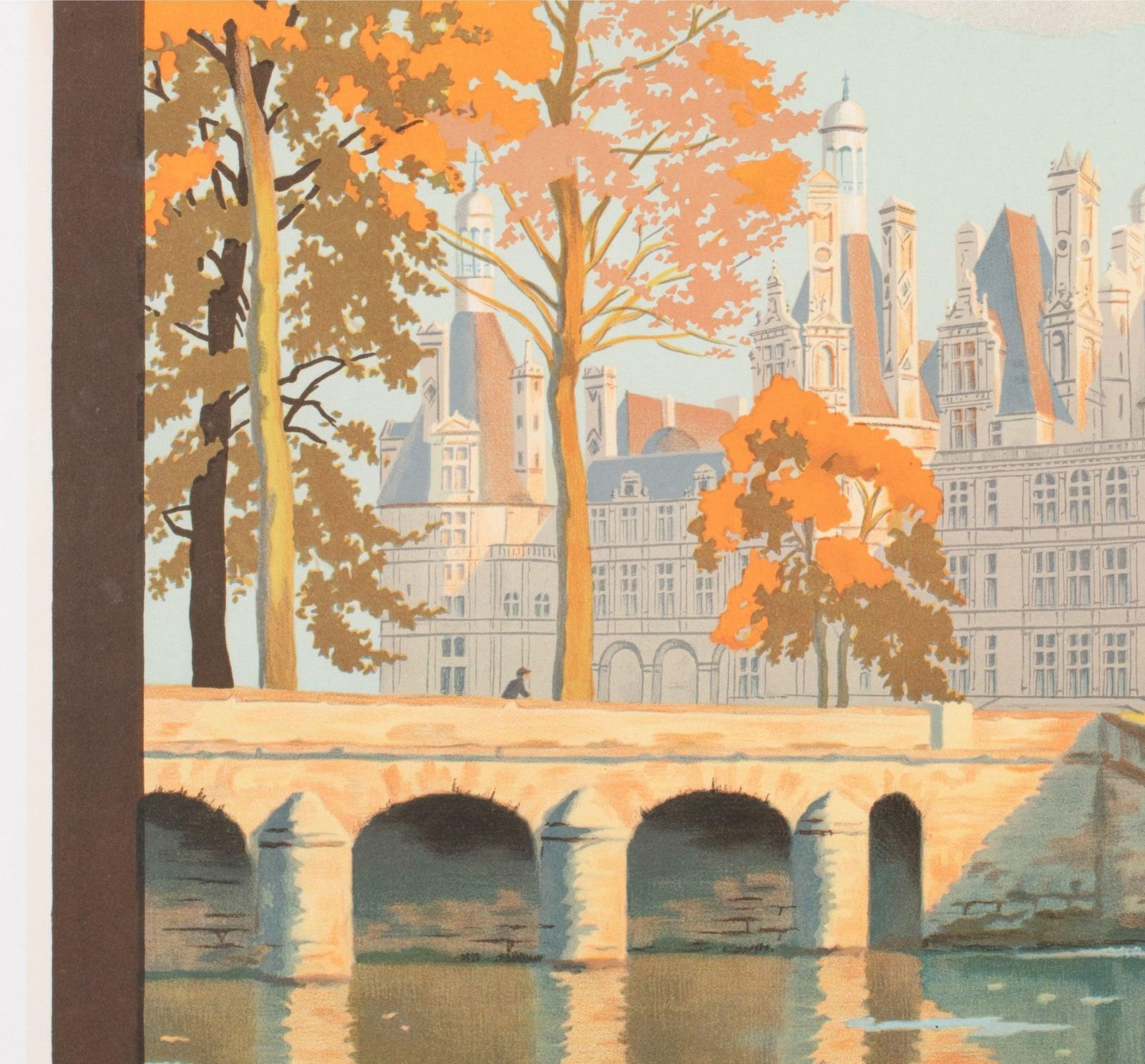 Chambord C1925 French Travel Advertsing Poster, Constant Duval photo 1788.0