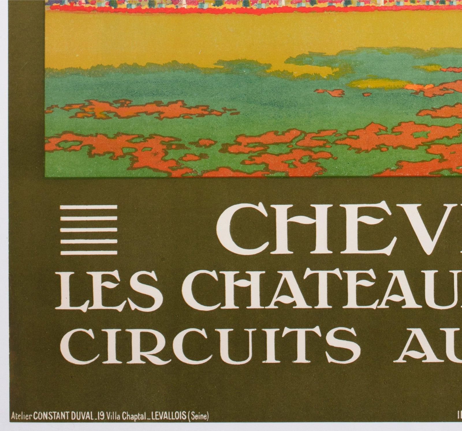 Cheverny C1926 French Railway Travel Advertising Poster, Contant Duval photo buy