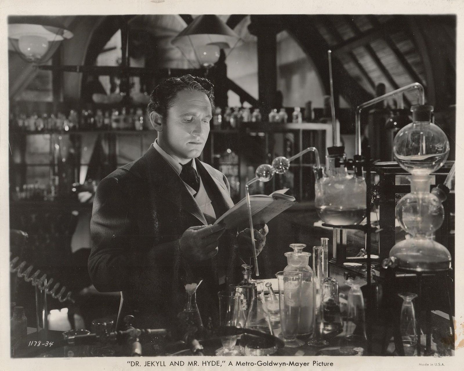 Photo de presse originale encadrée, Dr Jekyll and Mr. Hyde, 1941 photo vinterior