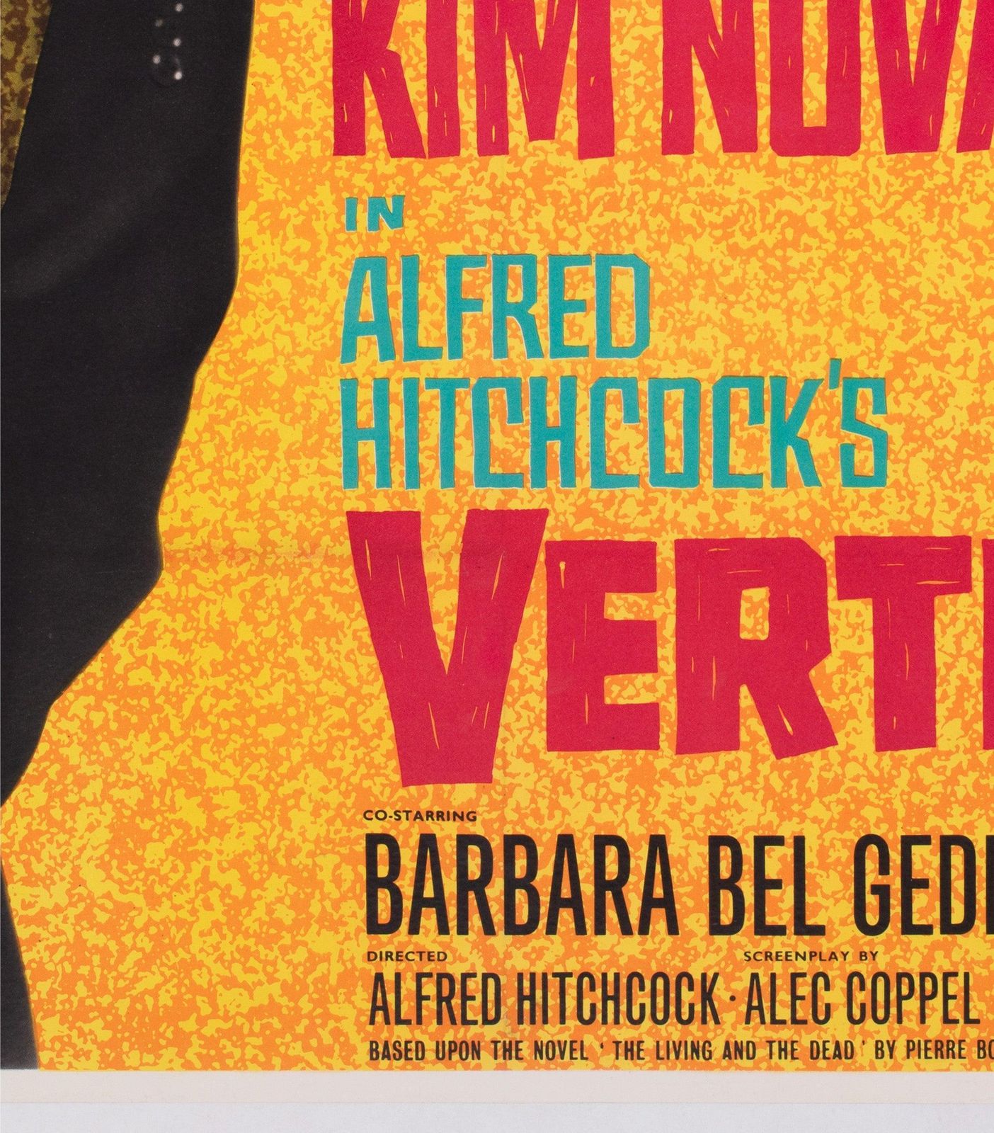 Affiche cinéma UK Quad Vertigo 1958 photo buy
