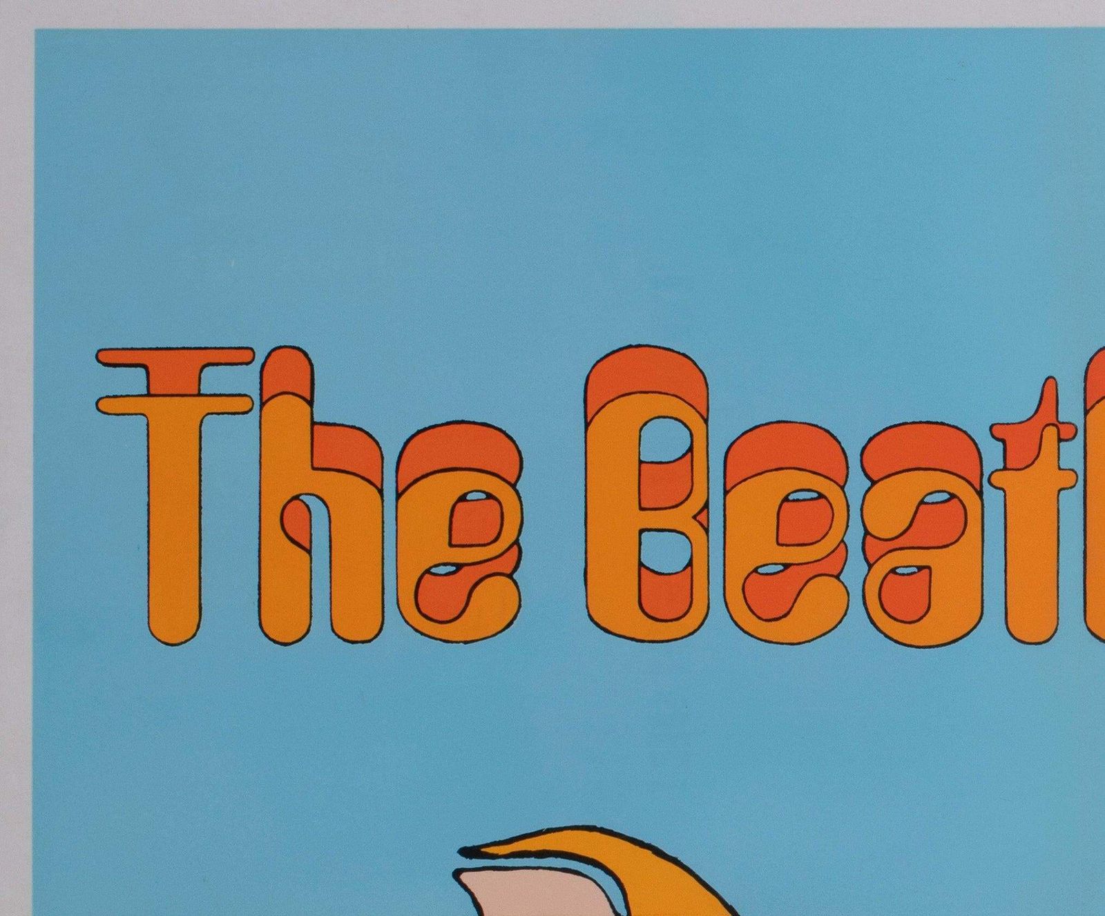 Yellow Submarine 1968 Capitol Records Poster, Heinz Edelmann photo for sale