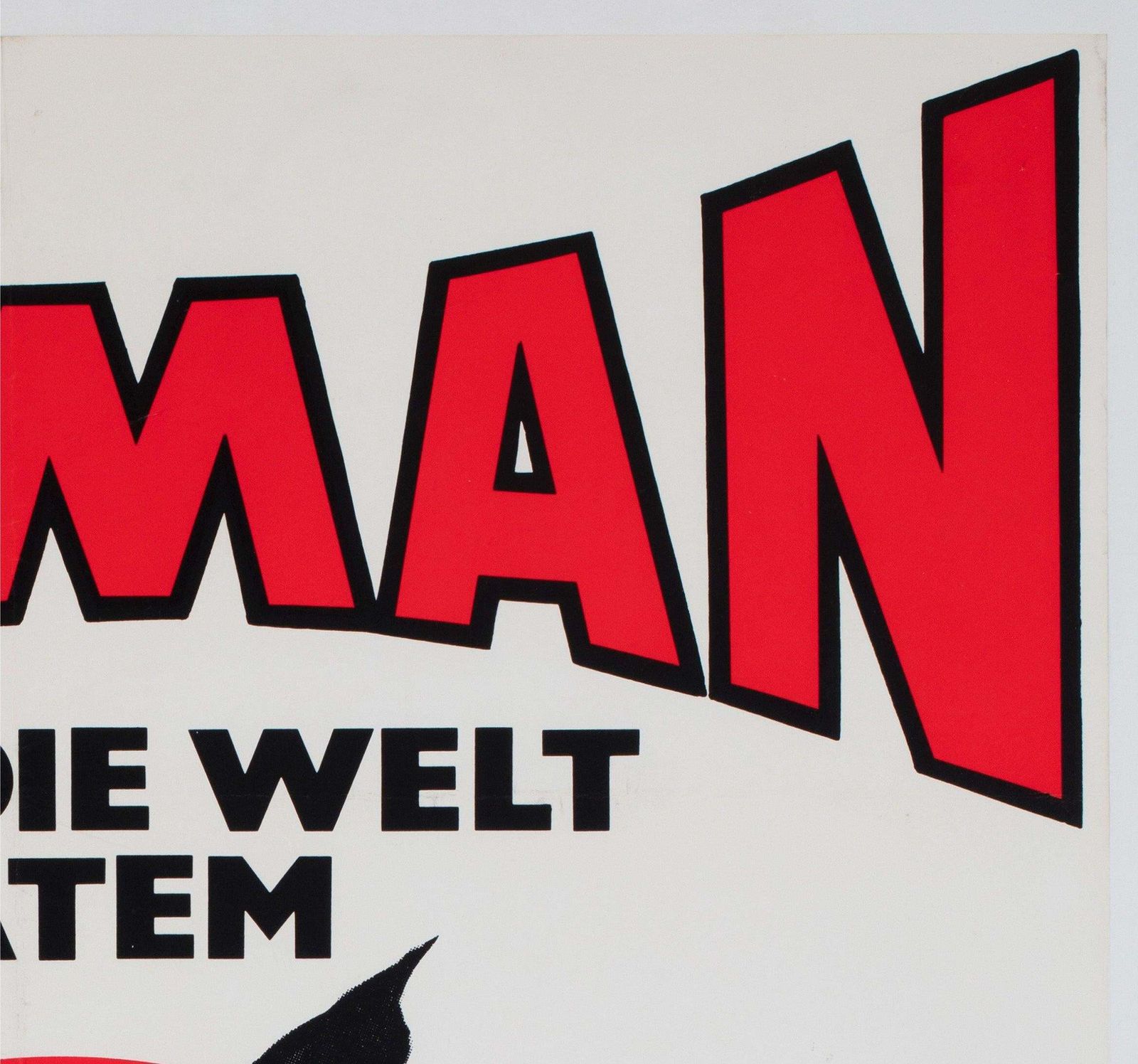 Batman 1970s German A1 Film Poster, Klaus Rutter photo Art