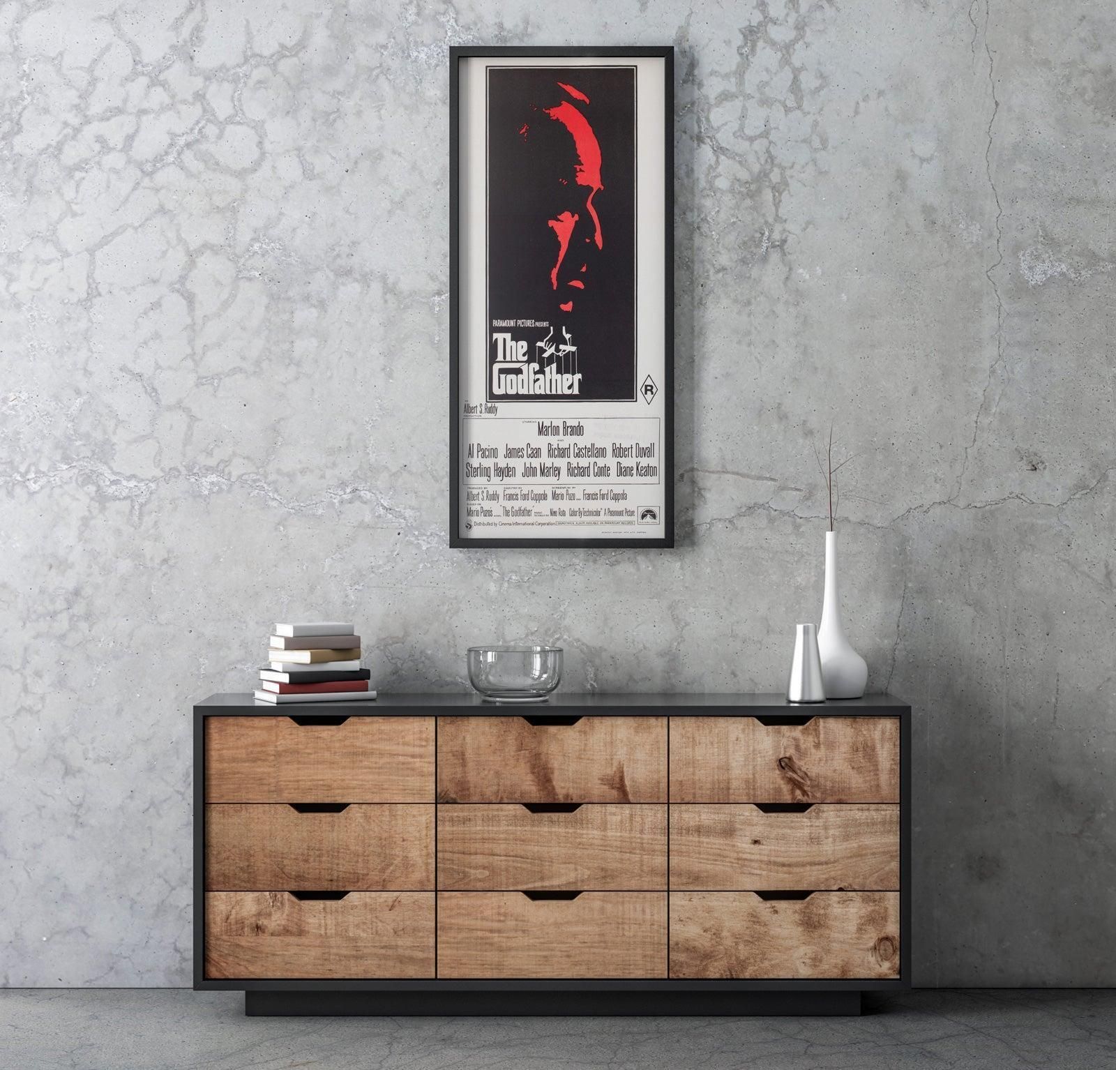 The Godfather 1972 Australian Daybill Film Poster Fujita photo furniture