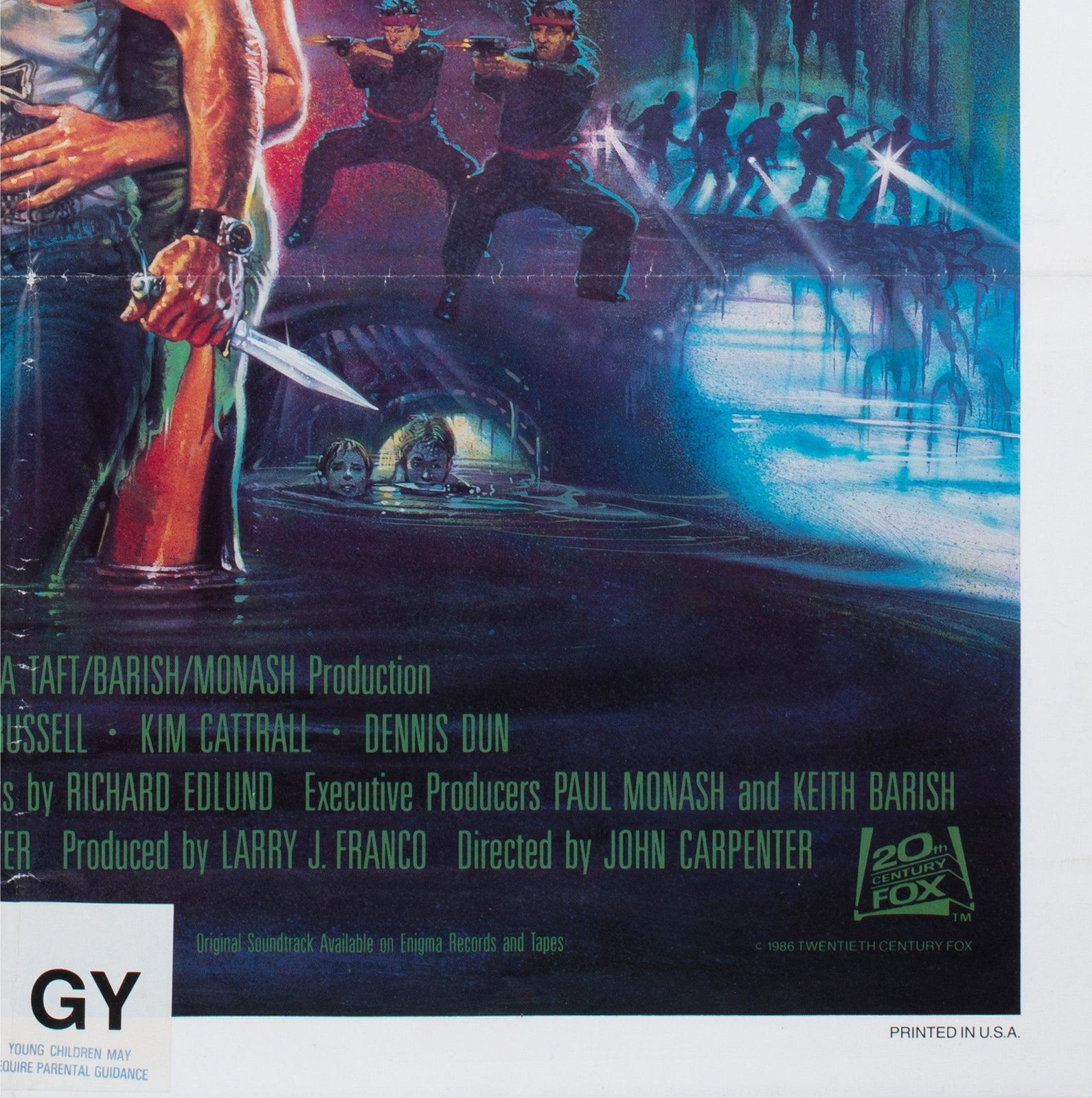 Affiche de film Big Trouble In Little China 1986 Us International 1 Sheet, Bysouth photo vintage