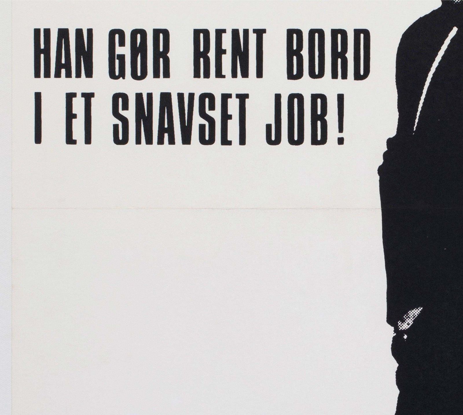 Affiche de cinéma danoise format 1 Sheet, Bullitt, 1969 photo 1192.0