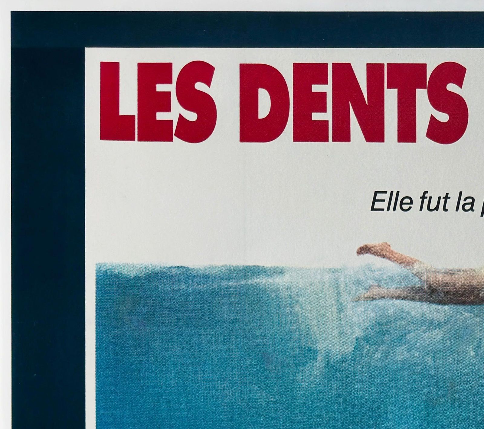 Affiche de cinéma française Grande format, Jaws 1975, Roger Kastel photo for sale