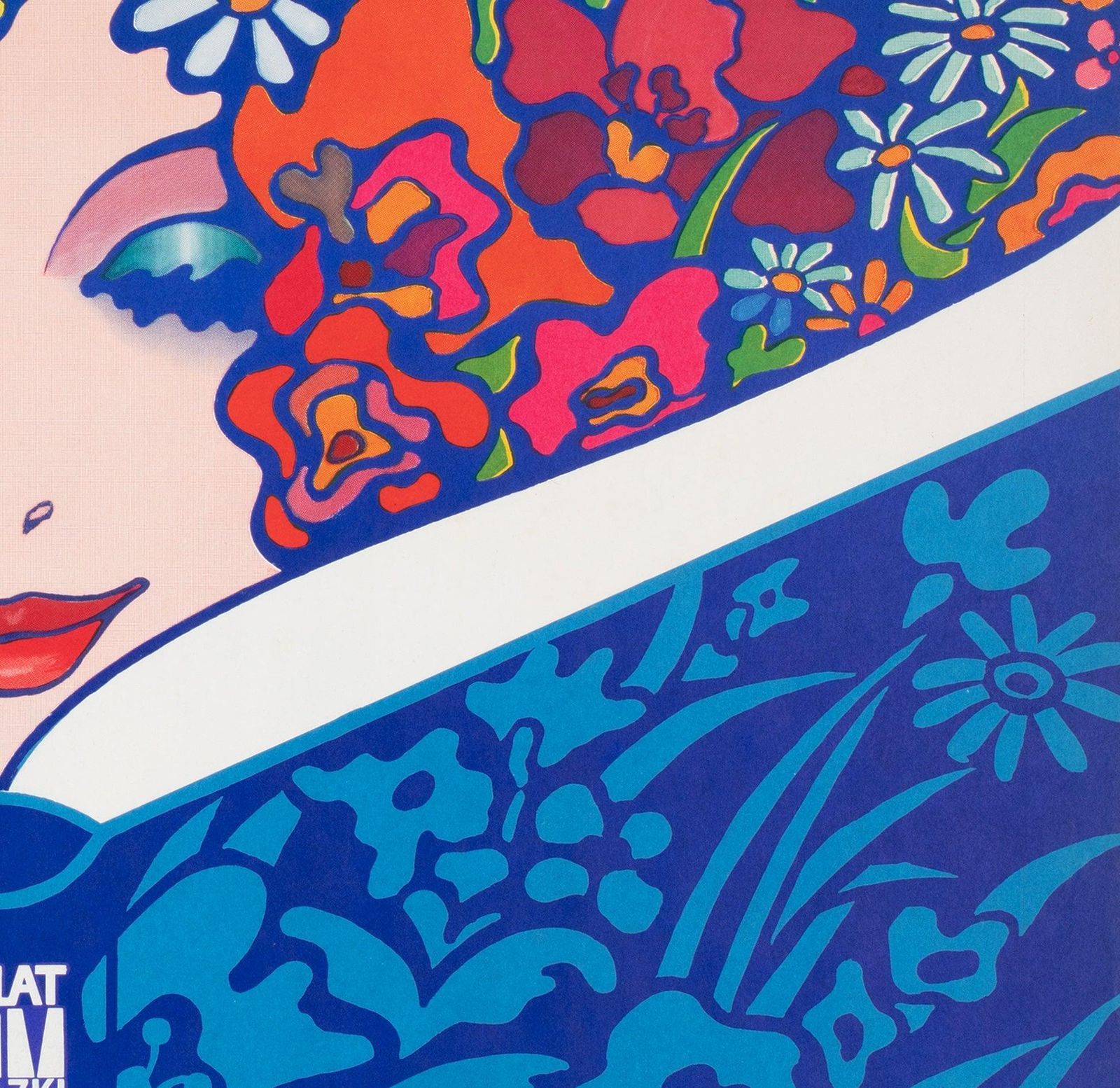 Affiche publicitaire polonaise Book For Ewa 1974 Dom Ksiazki, Witold Janowski photo 927.0