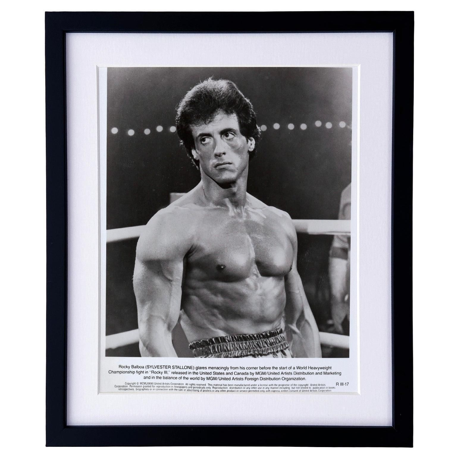 Rocky 3 1982 Publicity Film Movie Press Still Framed