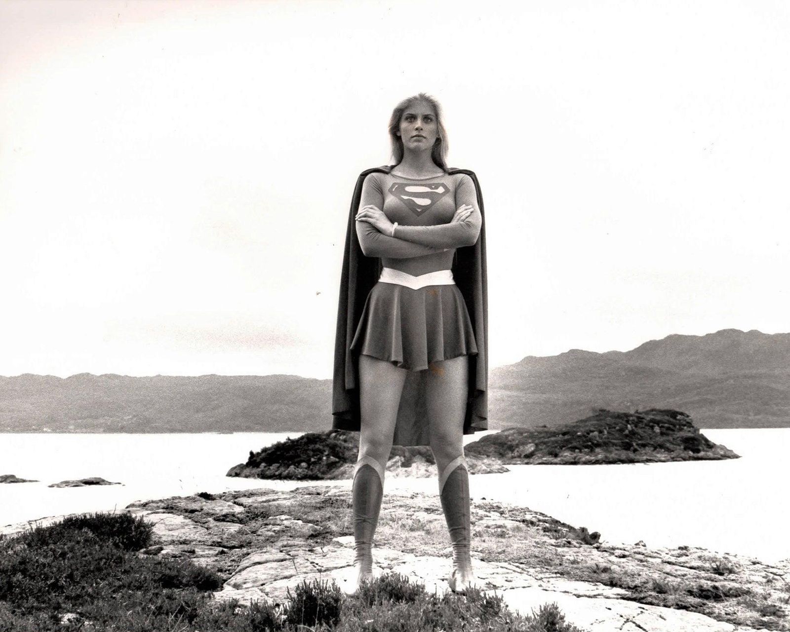 Photo de presse du film Supergirl (1984), encadrée photo vinterior