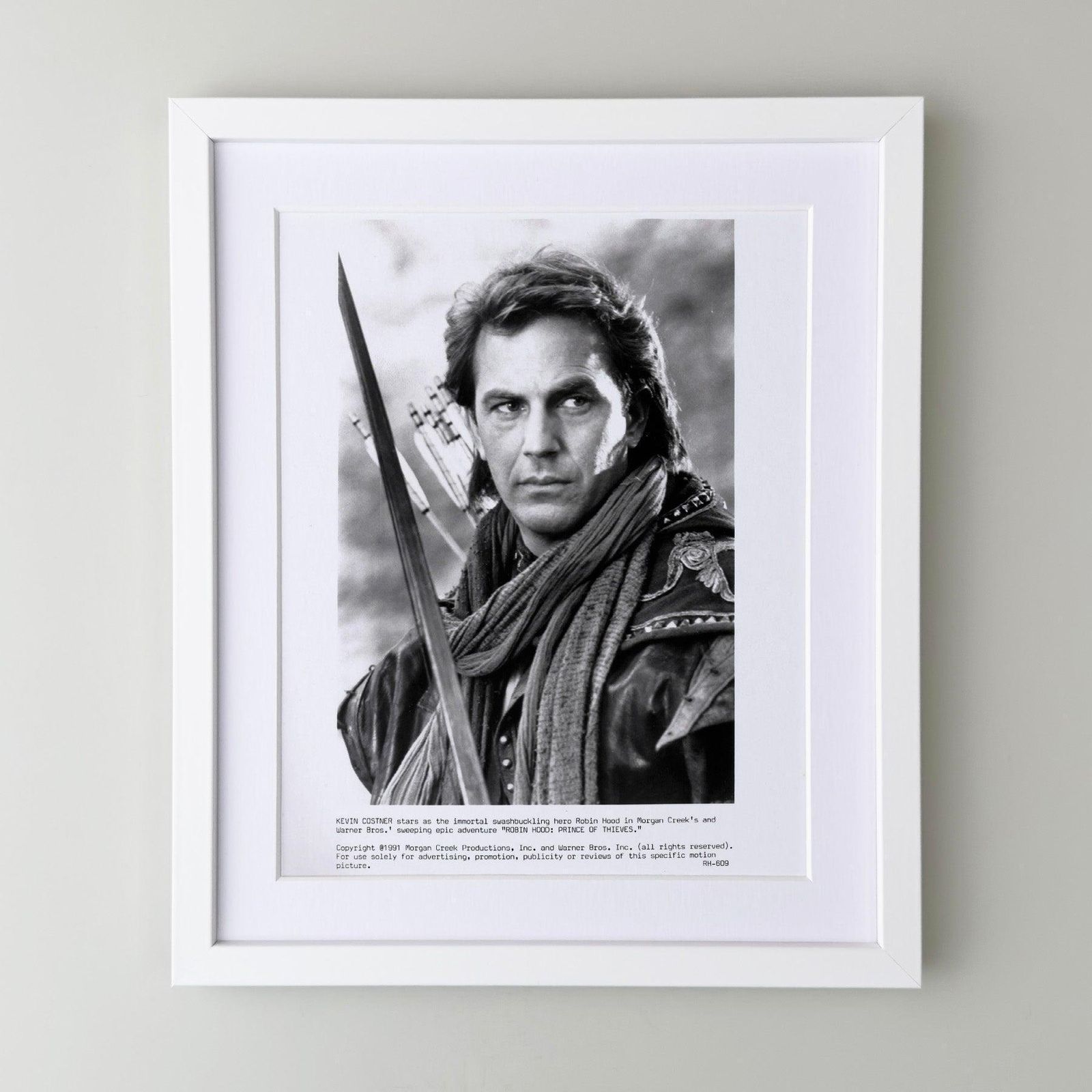 Robin Hood Prince Of Thieves 1991 Publicity Film Movie Press Still Framed photo for sale