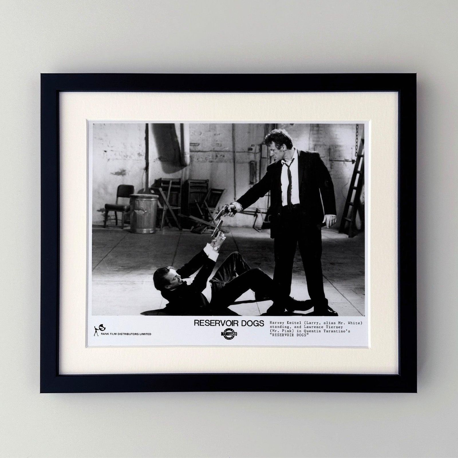 Reservoir Dogs 1992 Publicity Film Movie Press Still Framed photo furniture