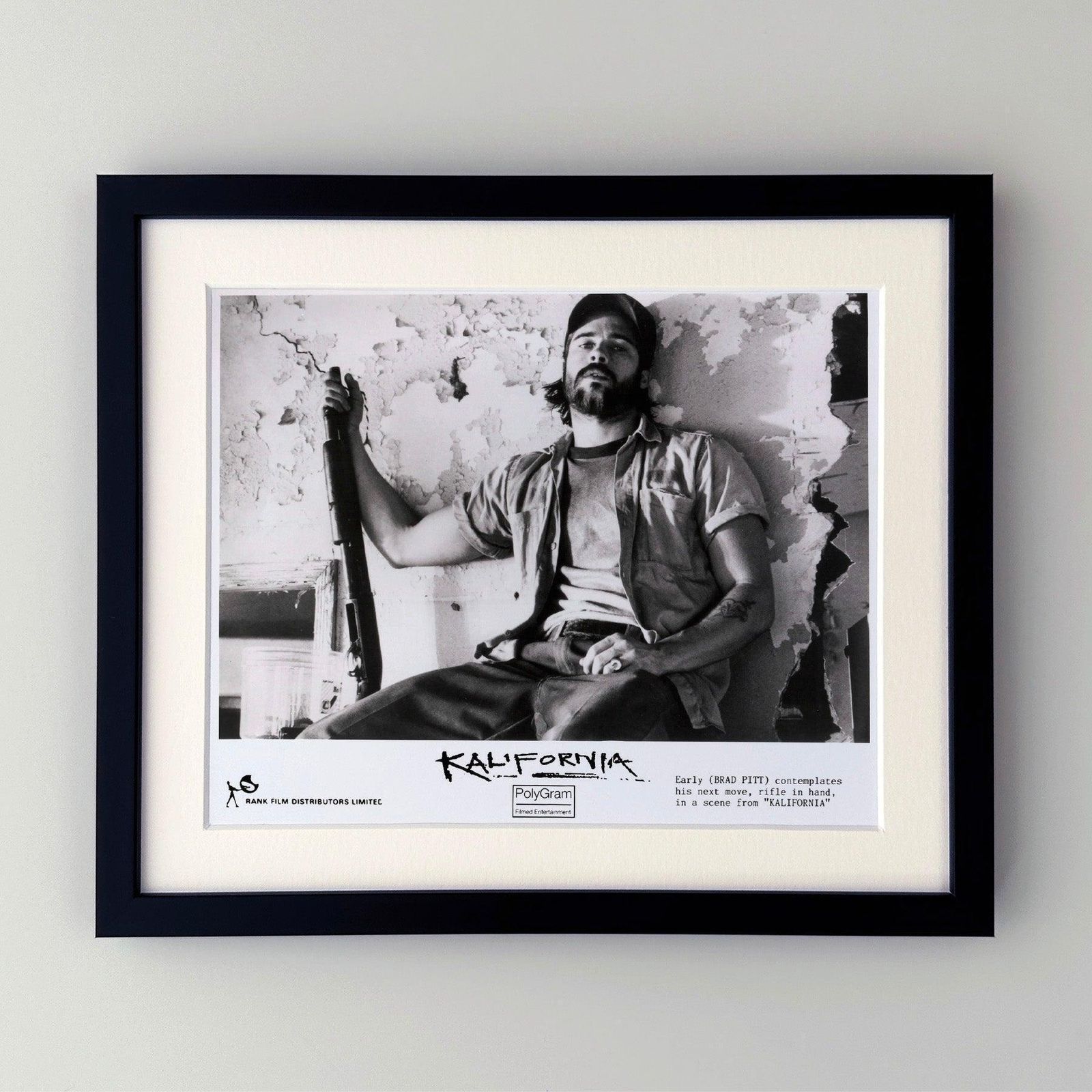 Kalifornia 1993 Publicity Film Movie Press Still Framed photo furniture