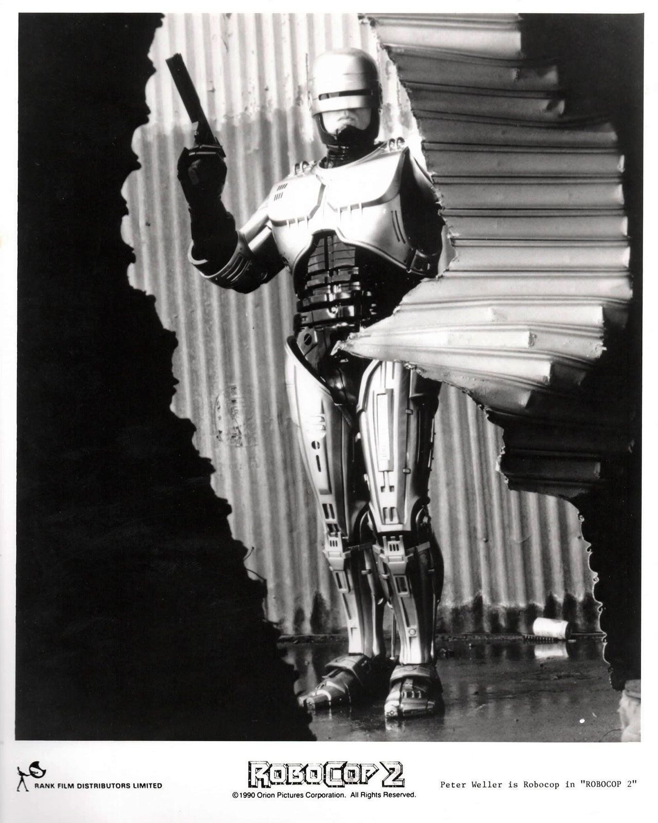 Robocop 2 1990 Publicity Film Movie Press Still Framed photo vinterior