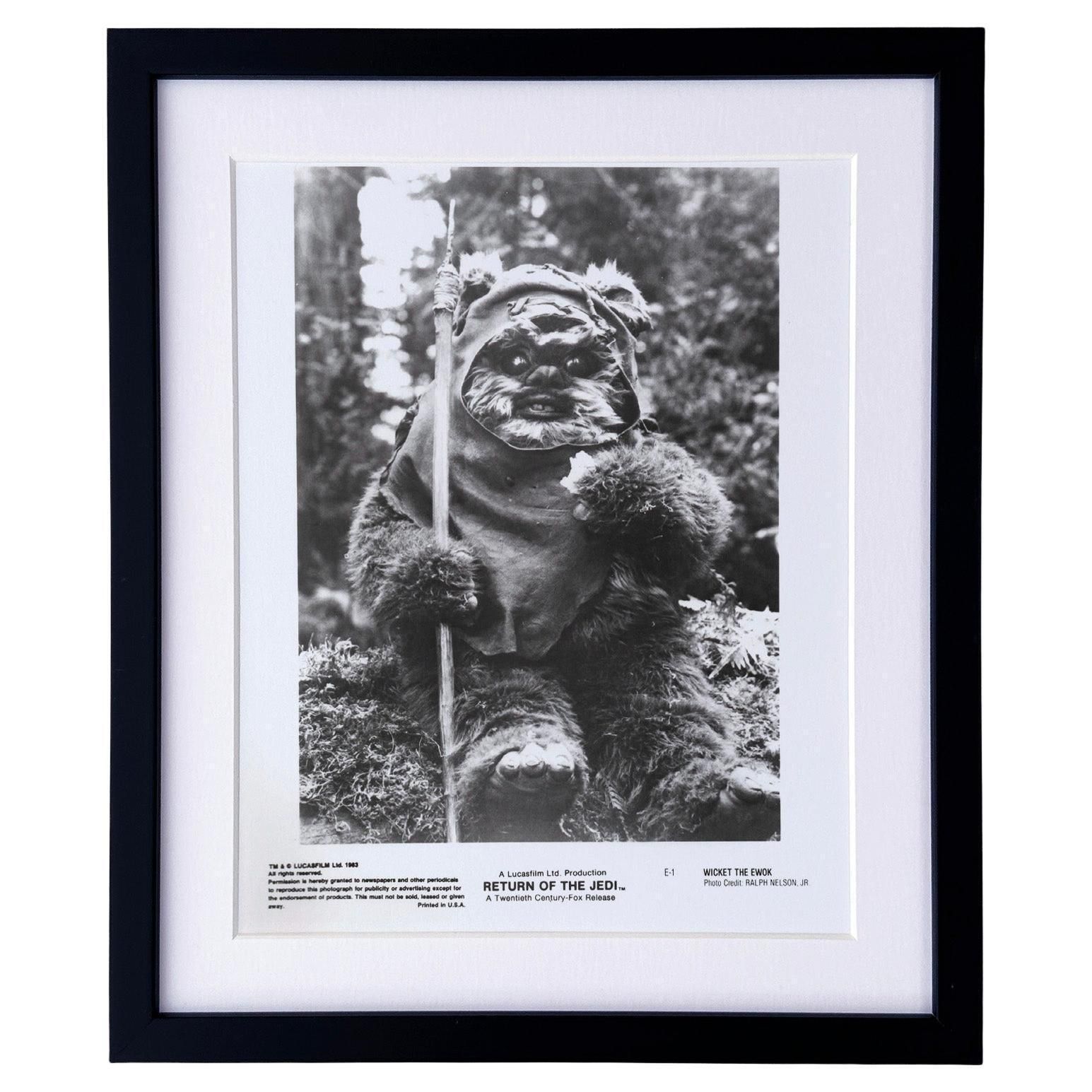 Photographie de presse du film Return of the Jedi (1983), encadrée