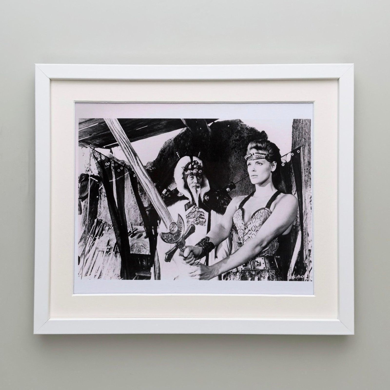 Photo de presse Red Sonja 1985, encadrée photo Art