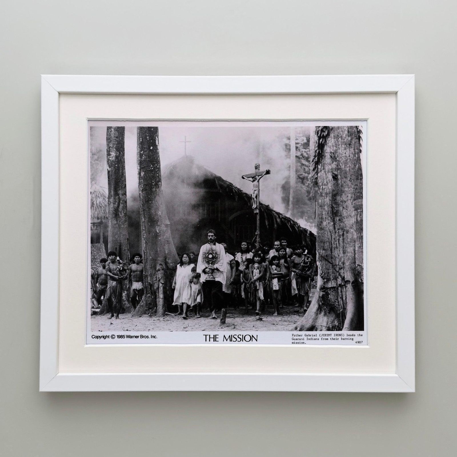 Photo de presse encadrée du film The Mission (1986) photo Art