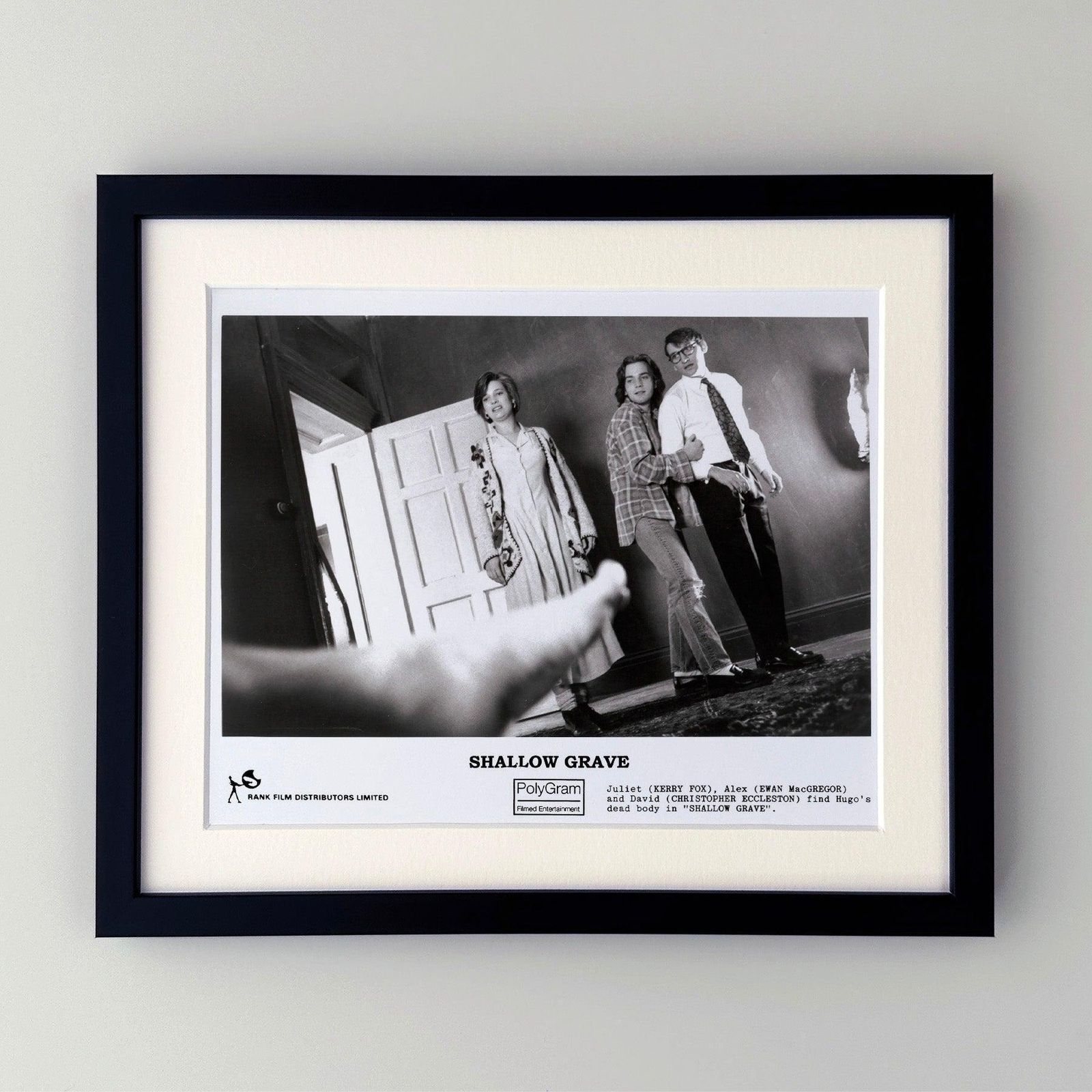 Shallow Grave 1994 Publiciteitsfilmfoto Ingelijst photo furniture