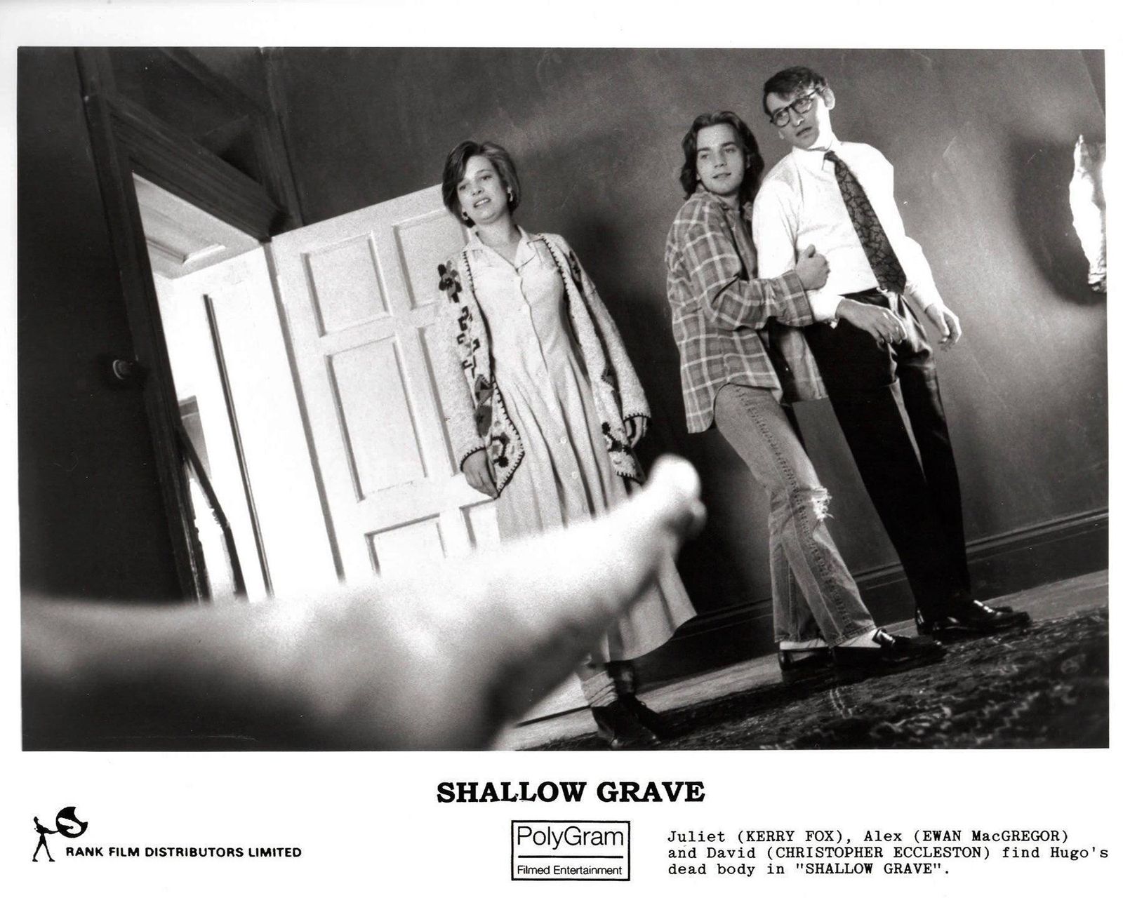 Shallow Grave 1994 Publiciteitsfilmfoto Ingelijst photo vinterior