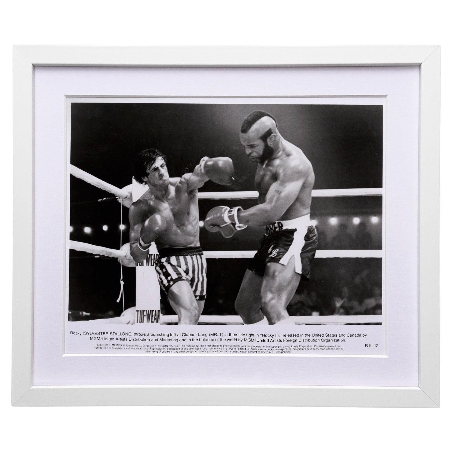 Rocky 3 1982 Publicity Film Movie Press Still Framed