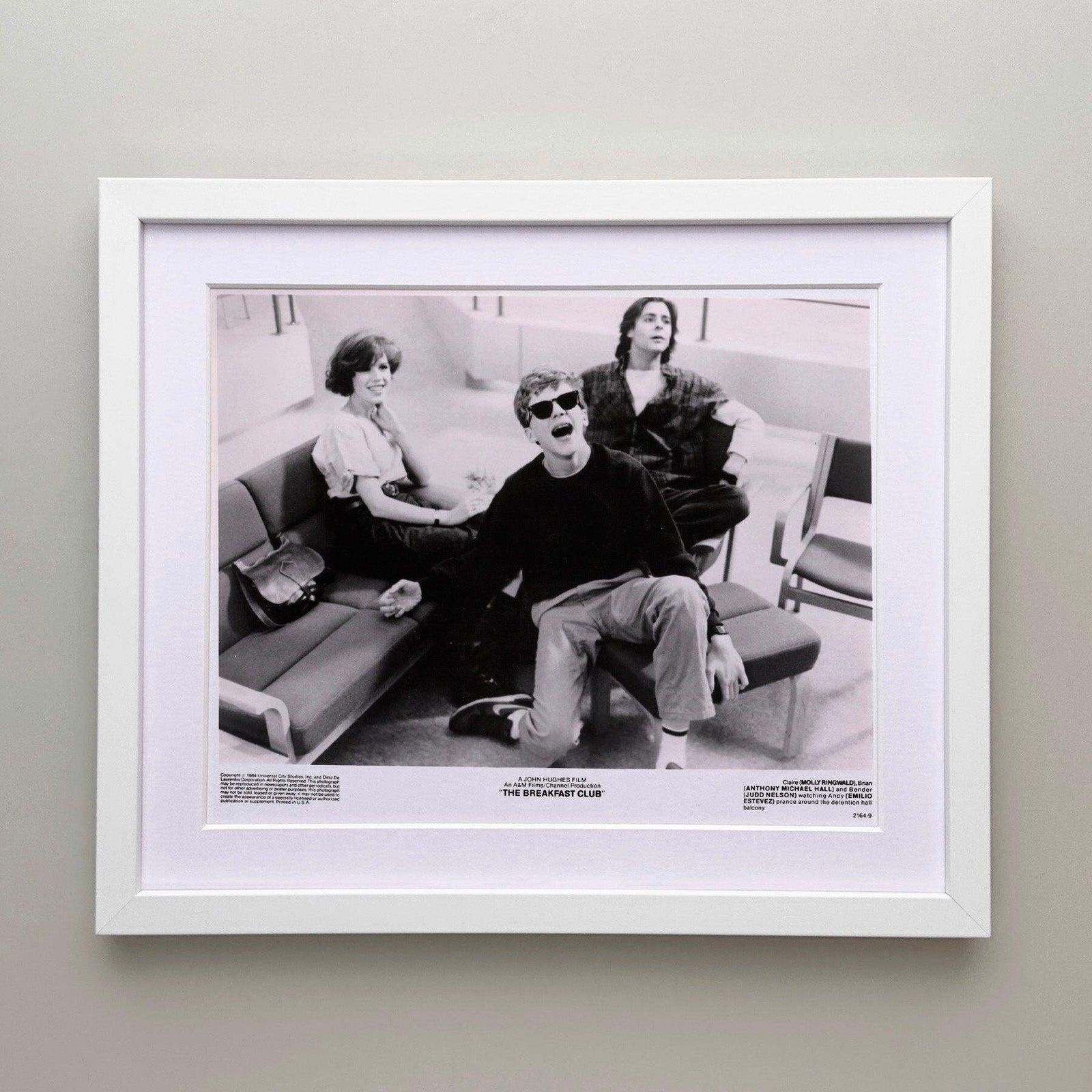 The Breakfast Club 1985 Publiciteitsfoto Film Movie Press Still Ingelijst photo for sale