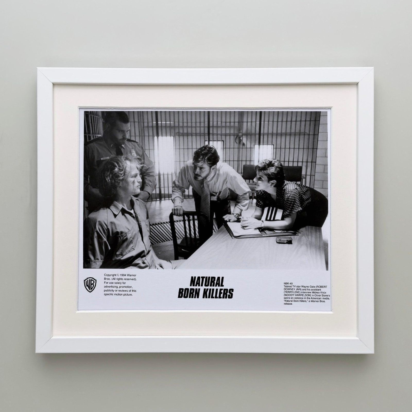 Natural Born Killers 1994 Publicity Film Movie Press Still Framed photo Kunst