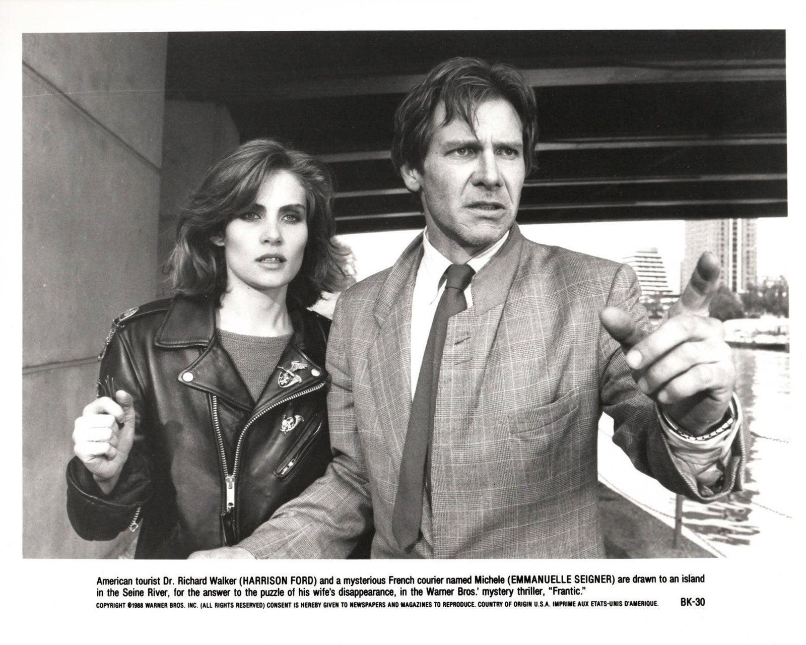 Photo de presse encadrée, Frantic, 1988 photo vinterior