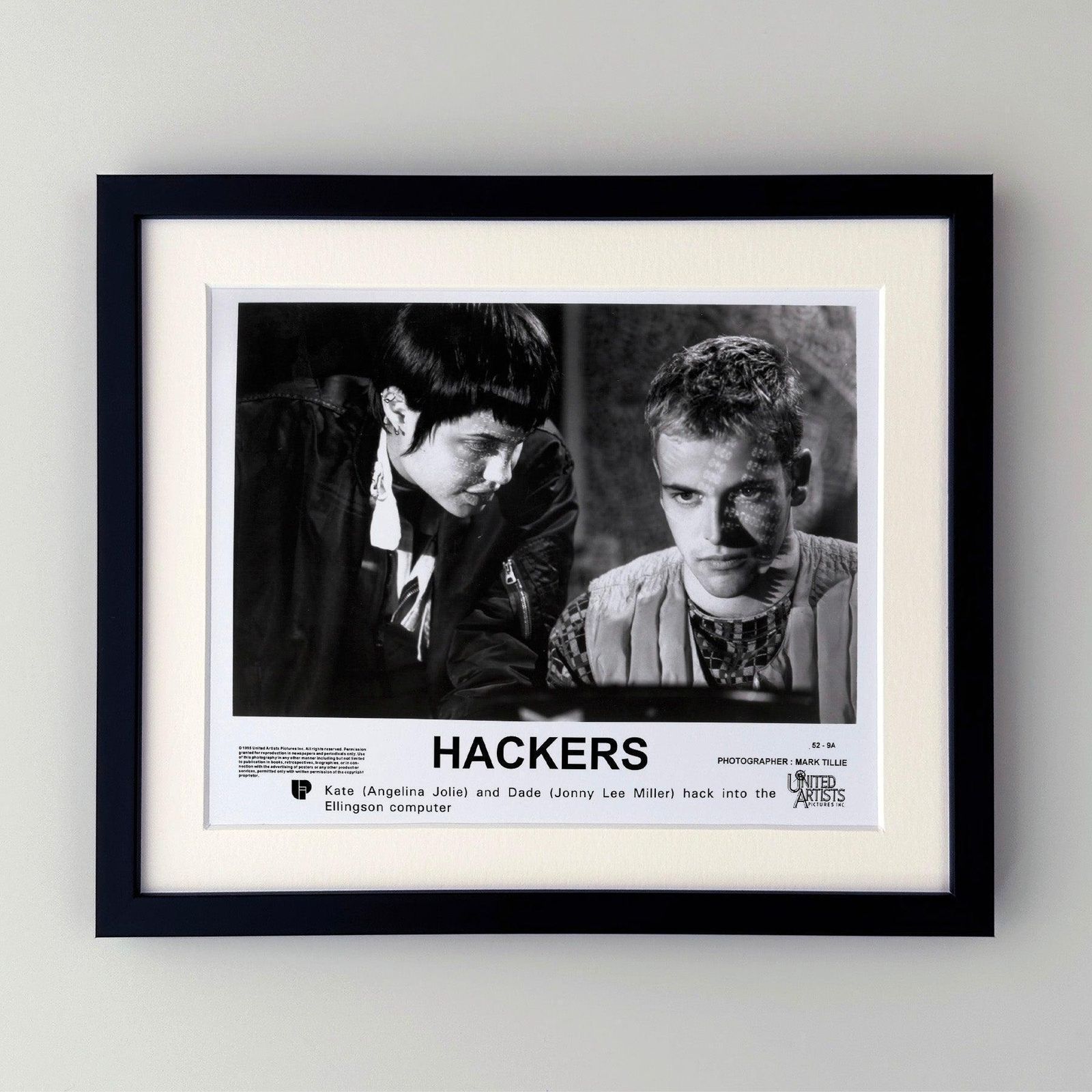 Hackers 1995 Publiciteitsfoto Film Movie Press Still Ingelijst photo furniture