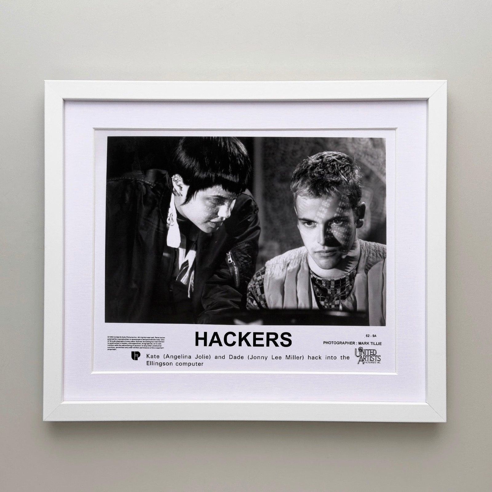 Hackers 1995 Publicity Film Movie Press Still Framed photo for sale