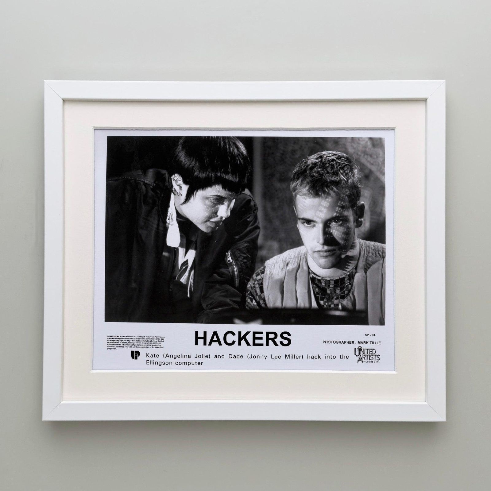 Hackers 1995 Publiciteitsfoto Film Movie Press Still Ingelijst photo Kunst