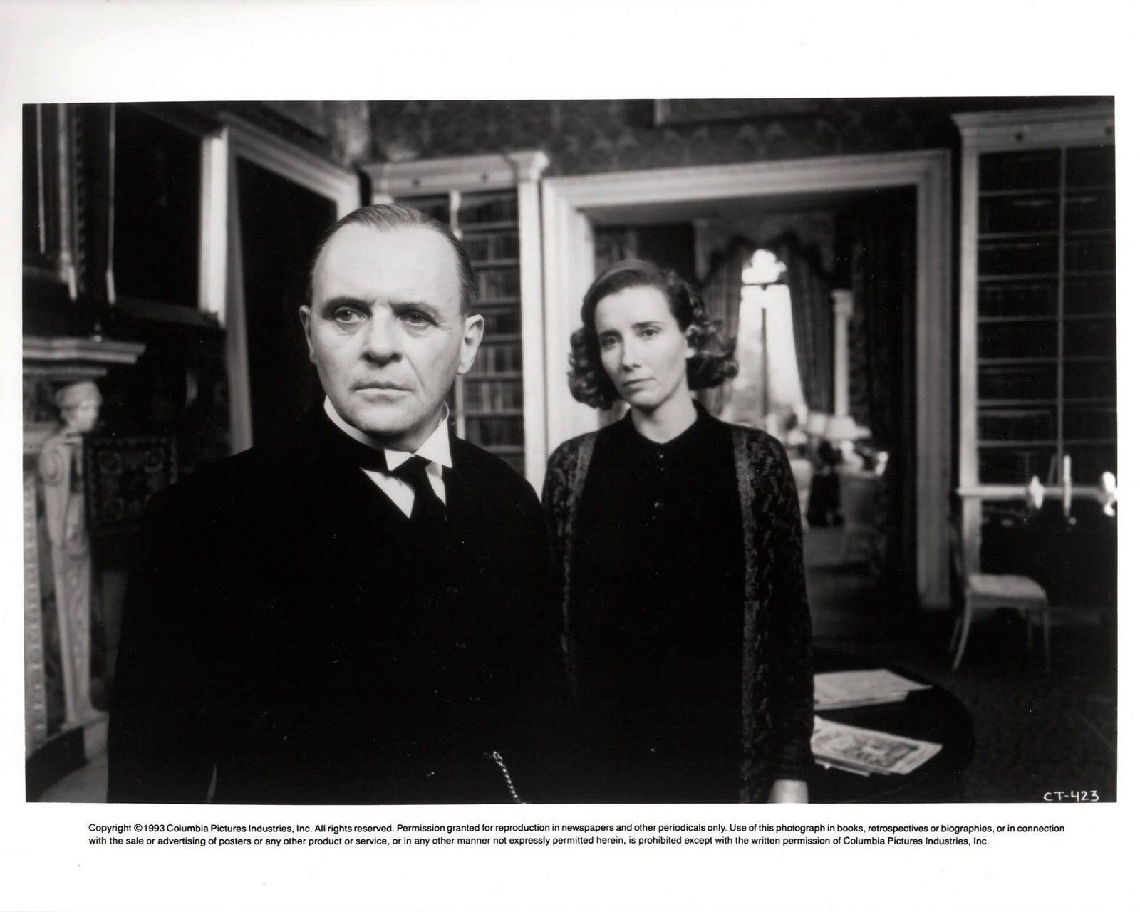 Photo de presse encadrée, The Remains of the Day, 1993 photo vinterior
