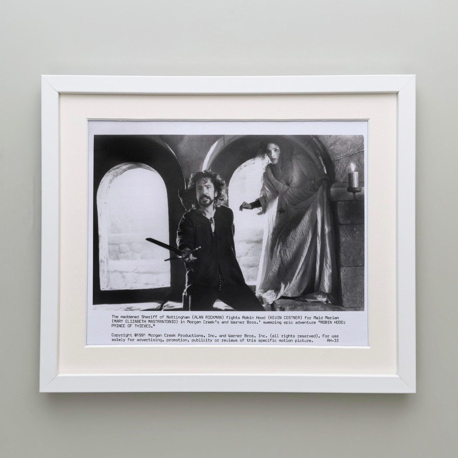 Photo de presse encadrée, Robin Hood Prince of Thieves, 1991 photo Art