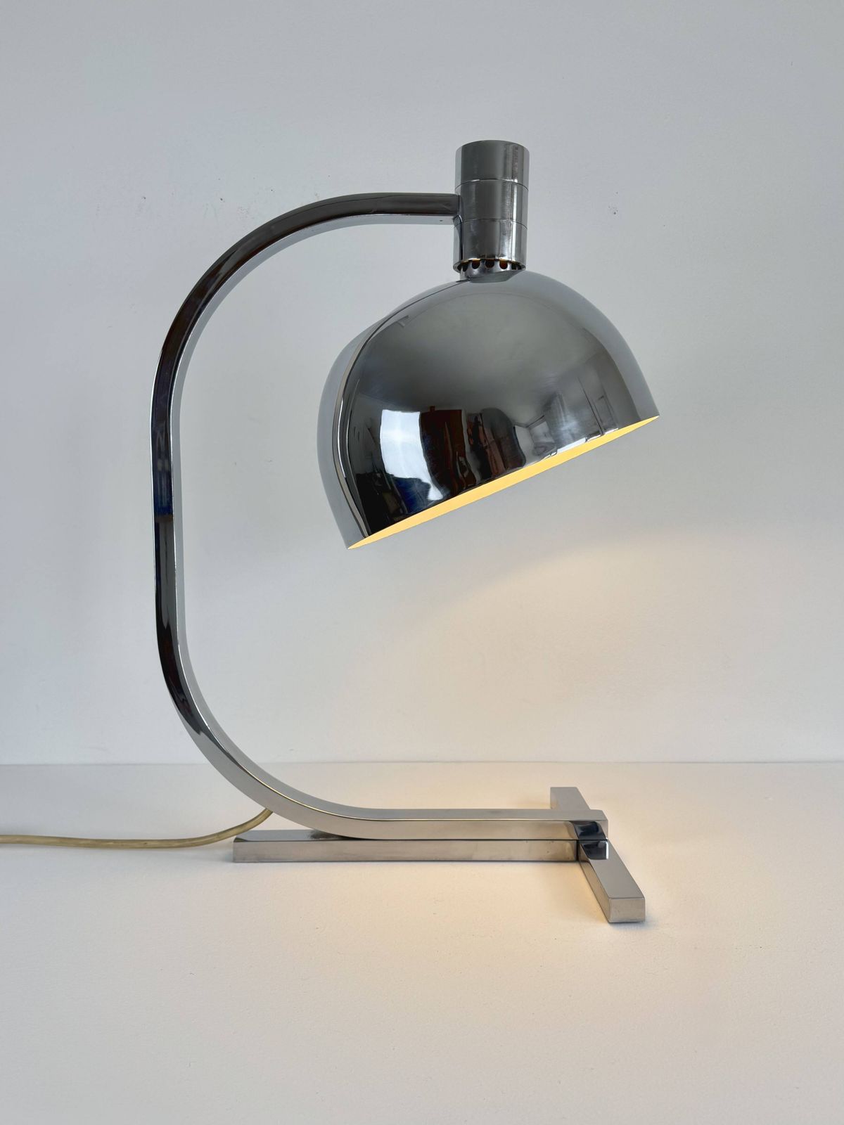 Xl Lamp Am/As By Franco Albini, Chrome Brass, Italy, 1960 photo vintage
