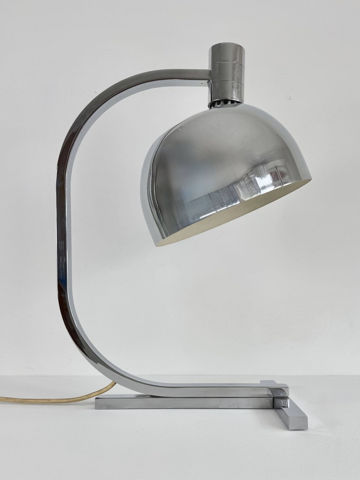 photo furniture Xl Lamp Am/As By Franco Albini, Chrome Brass, Italy, 1960
