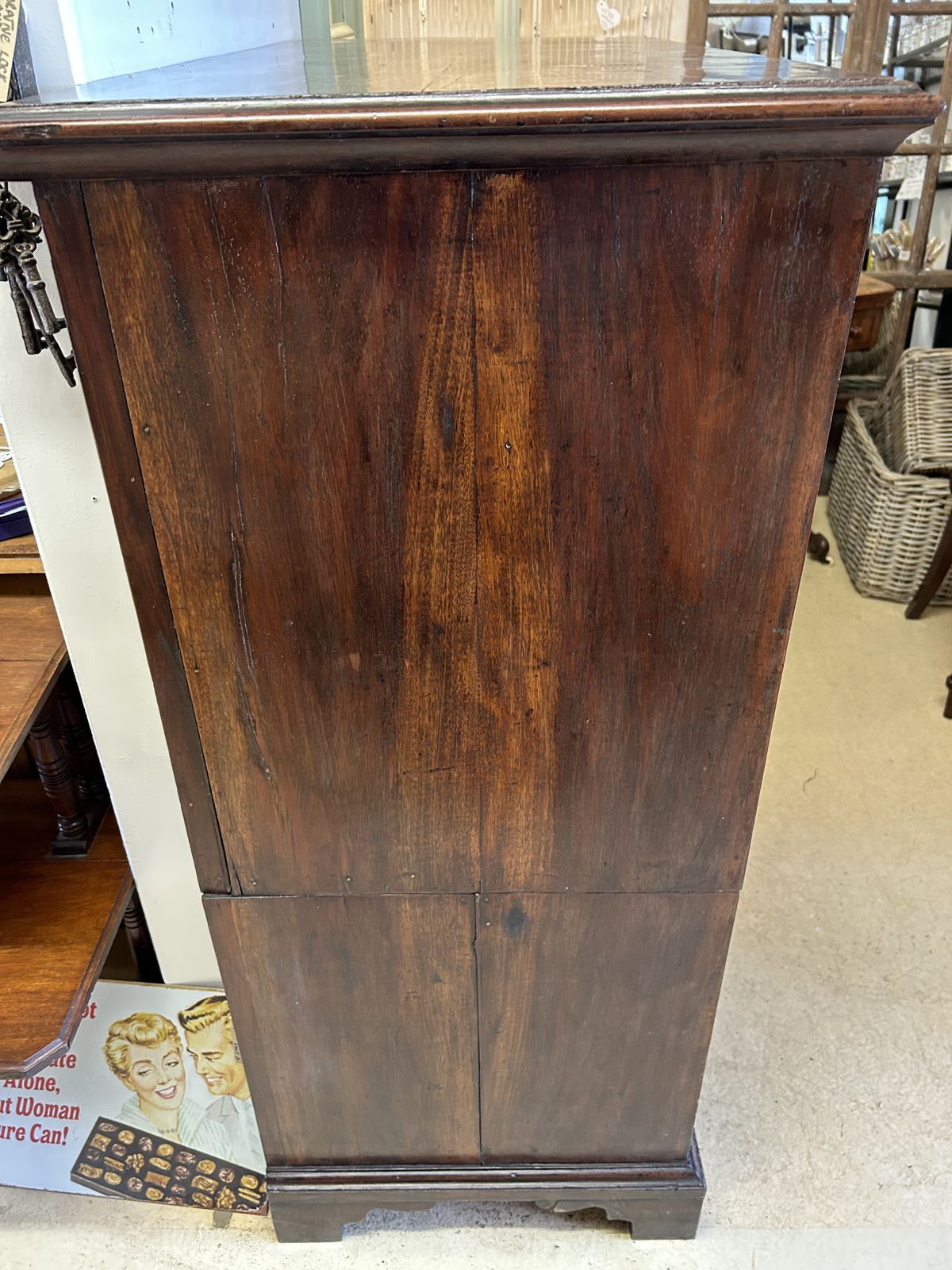 Early Victorian Two Piece Mahogany Chest Of Drawers photo Furniture