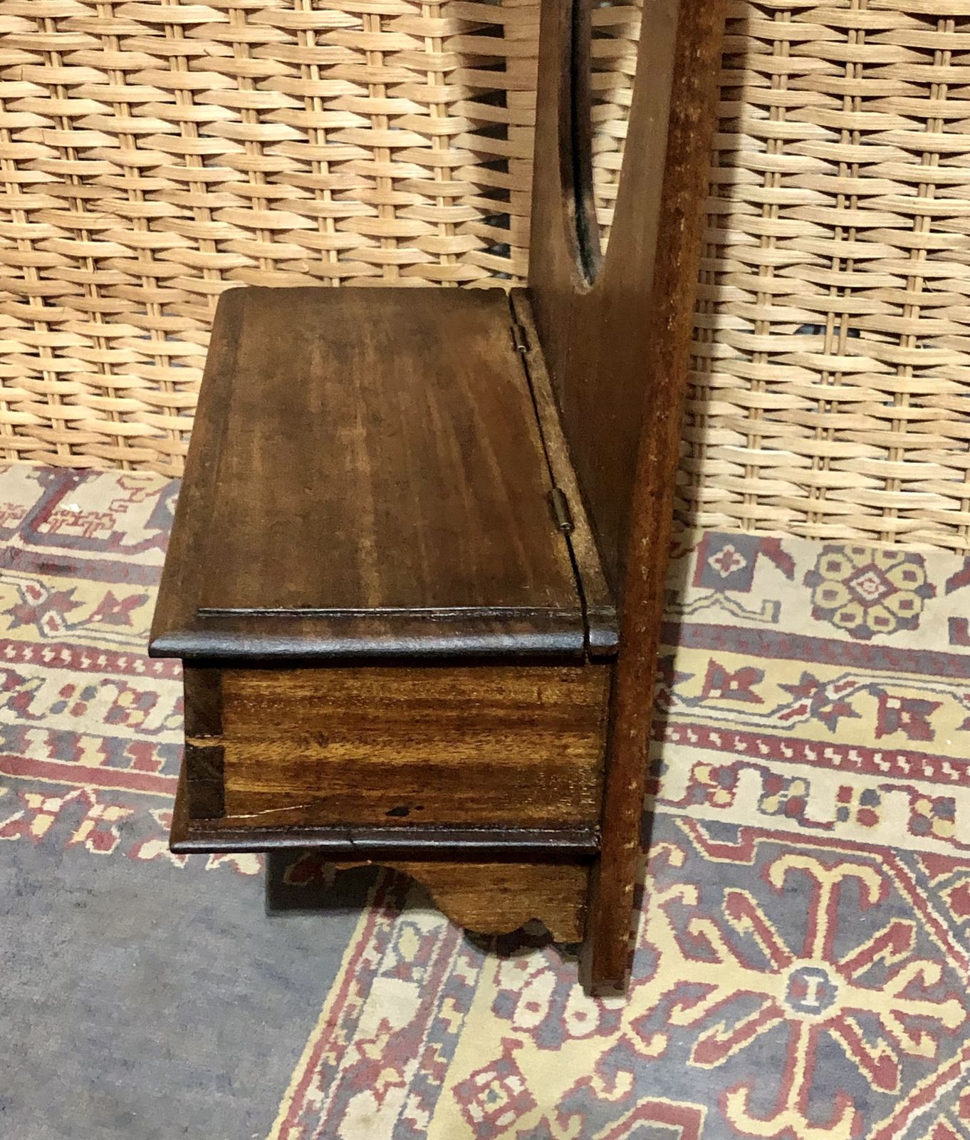 photo furniture Handsome Small Edwardian Wall Mirror