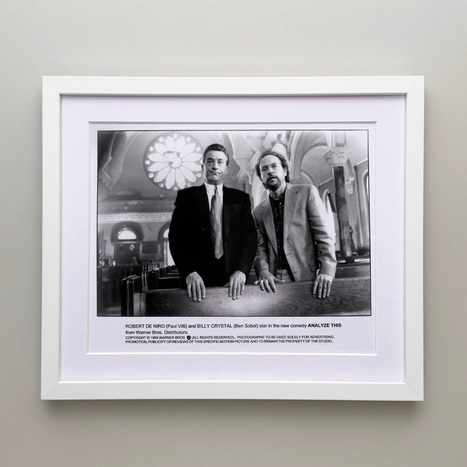 Photo de presse encadrée du film Analyze This, 1999 photo Art