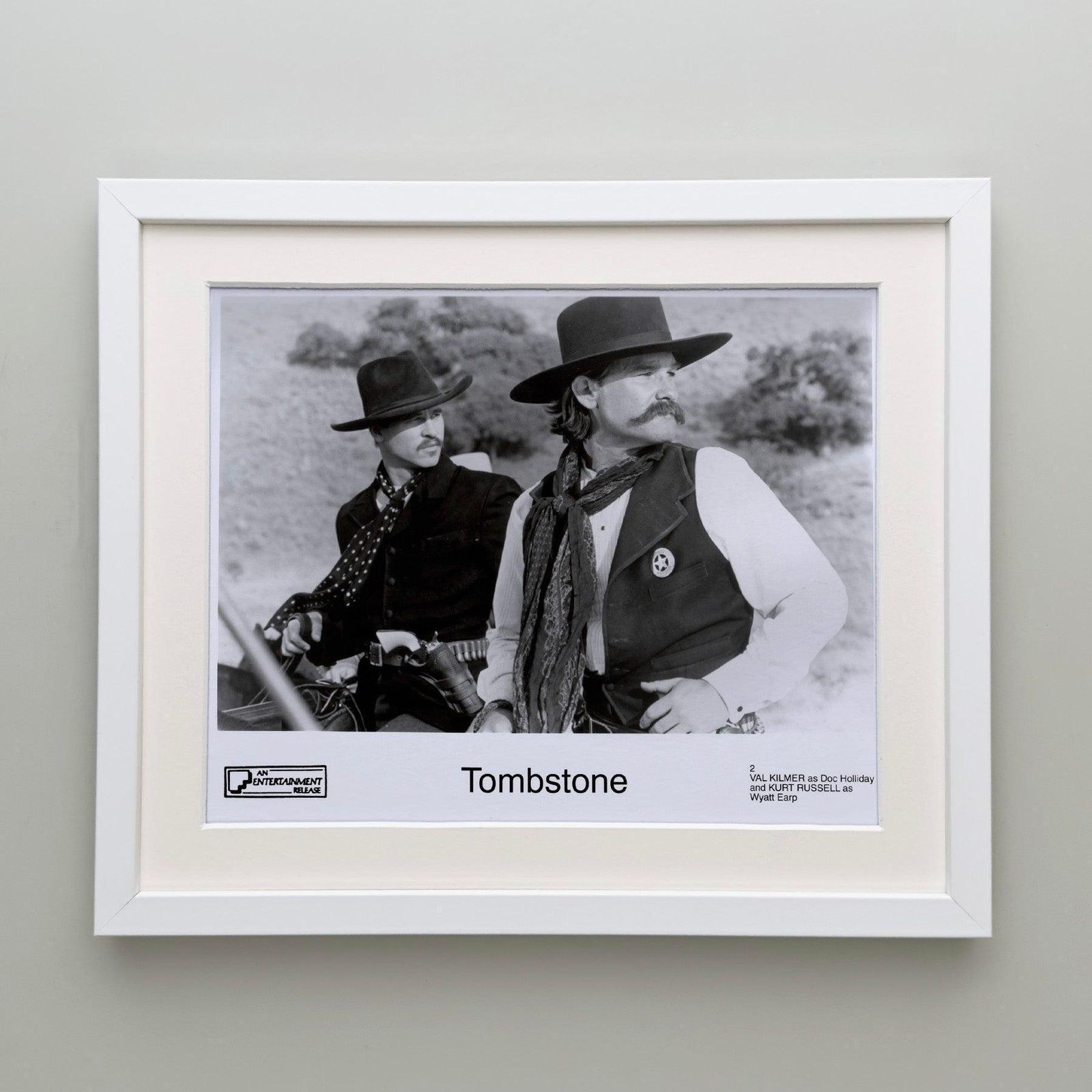 Photo de presse encadrée du film Tombstone, 1993 photo Art