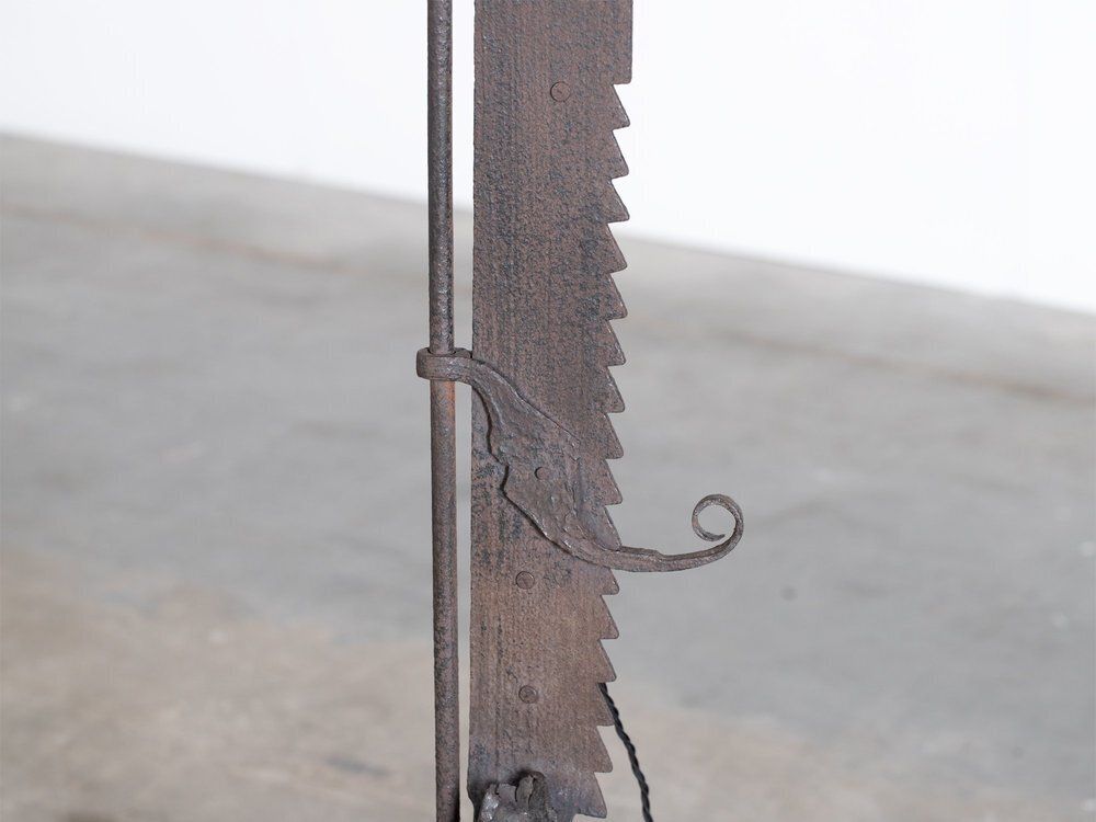 French Folk Art Floor Lamp, Early 20th Century photo 420.0