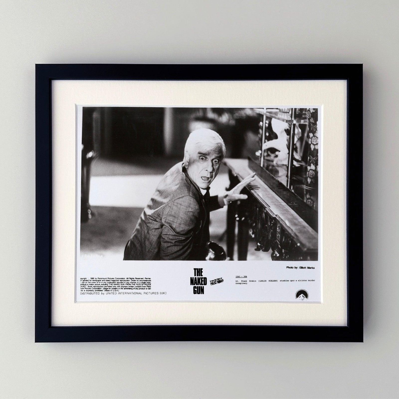 Photo de presse The Naked Gun 1988, encadrée photo furniture