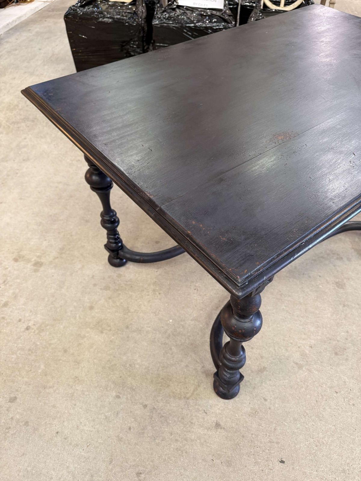 Mid 19th Century Painted Centre Table  Writing Table photo Furniture