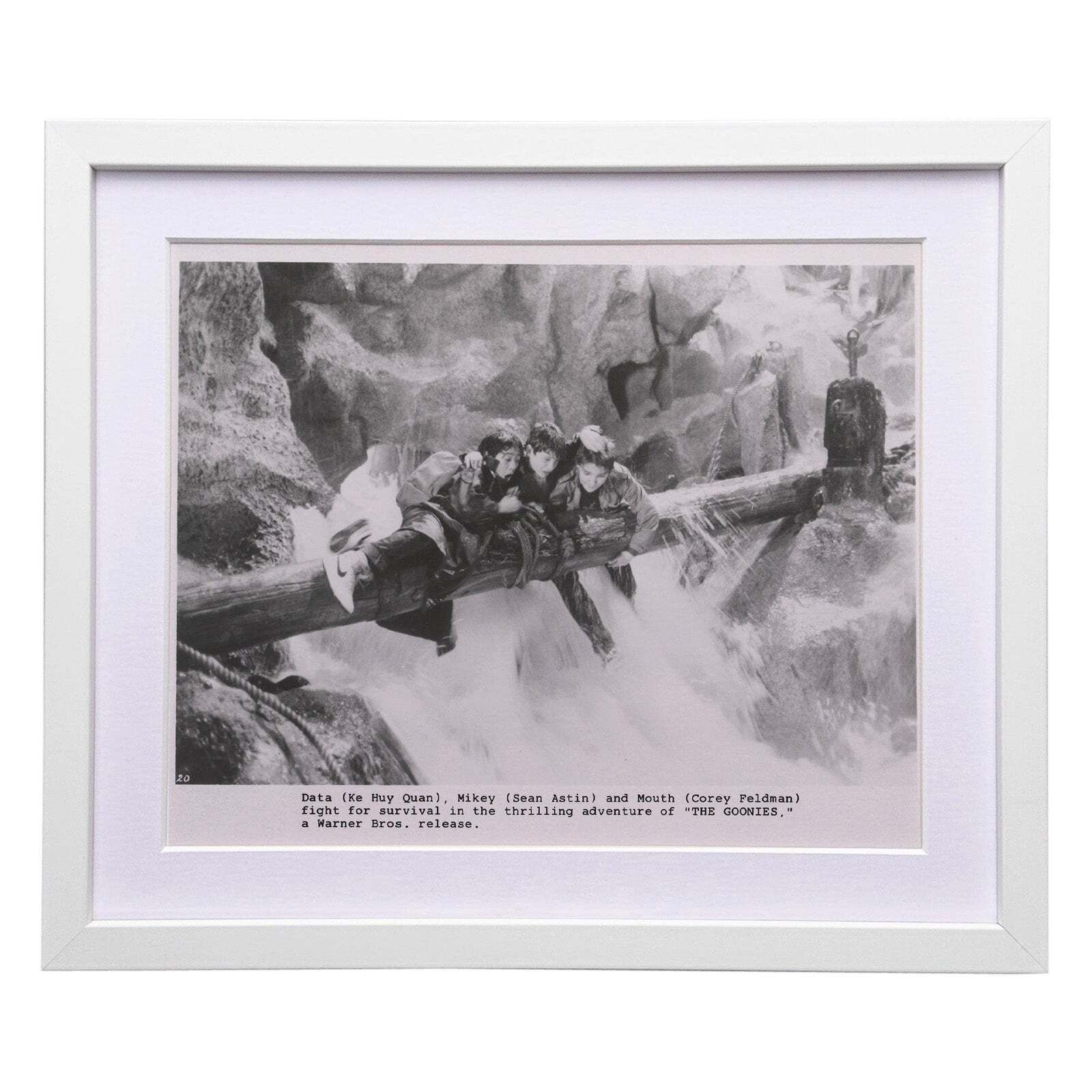 Photo de presse originale encadrée, The Goonies, 1985